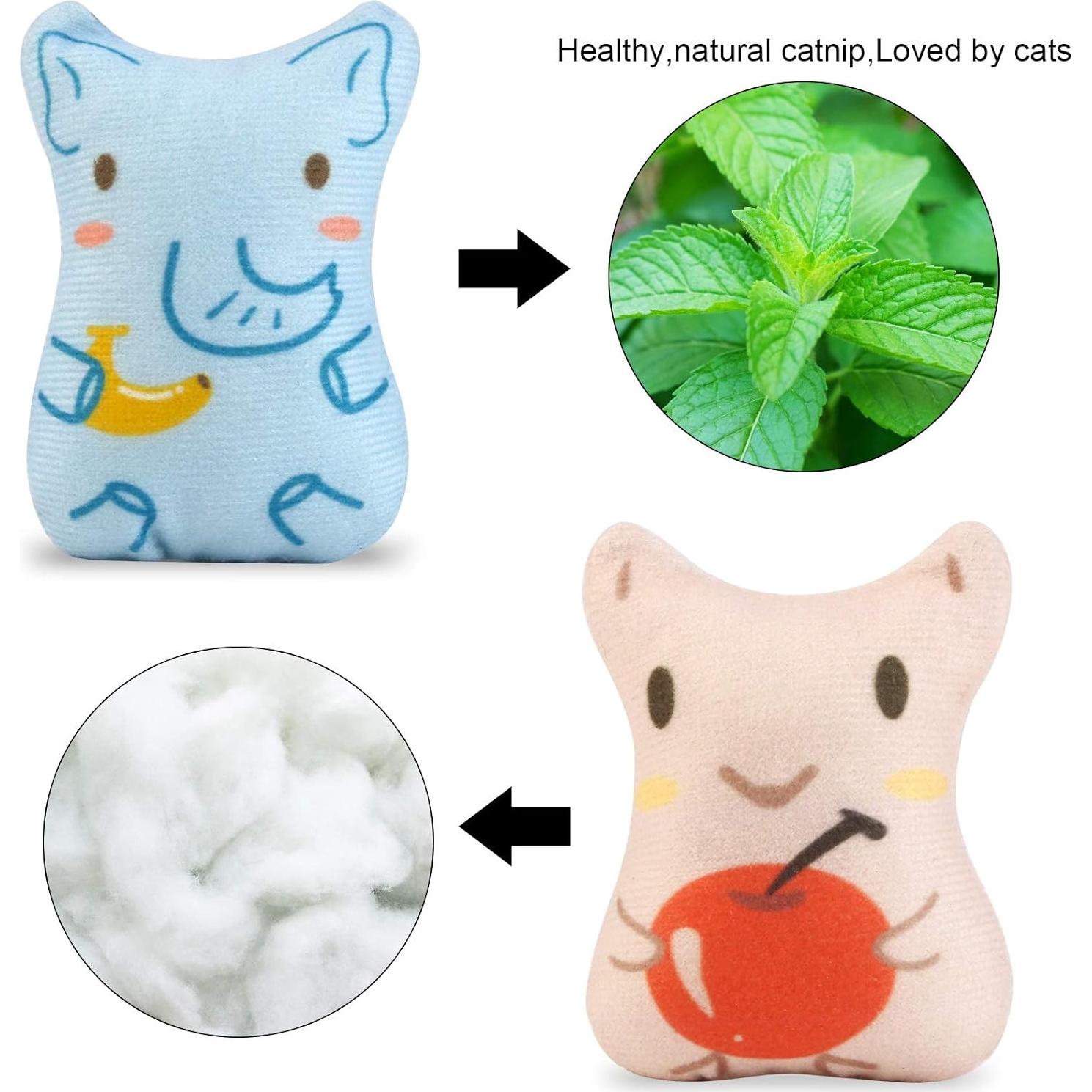 Juguetes de Catnip Dorakitten para Gatos - 5PCS Interactivos