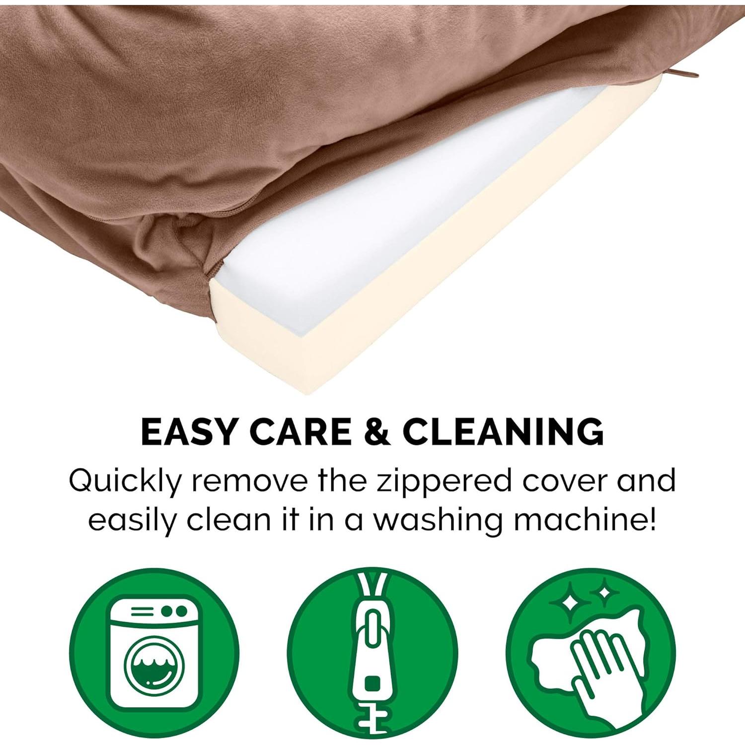 Cama para Perros Furhaven Mediana Espuma Viscoelástica 76x51cm