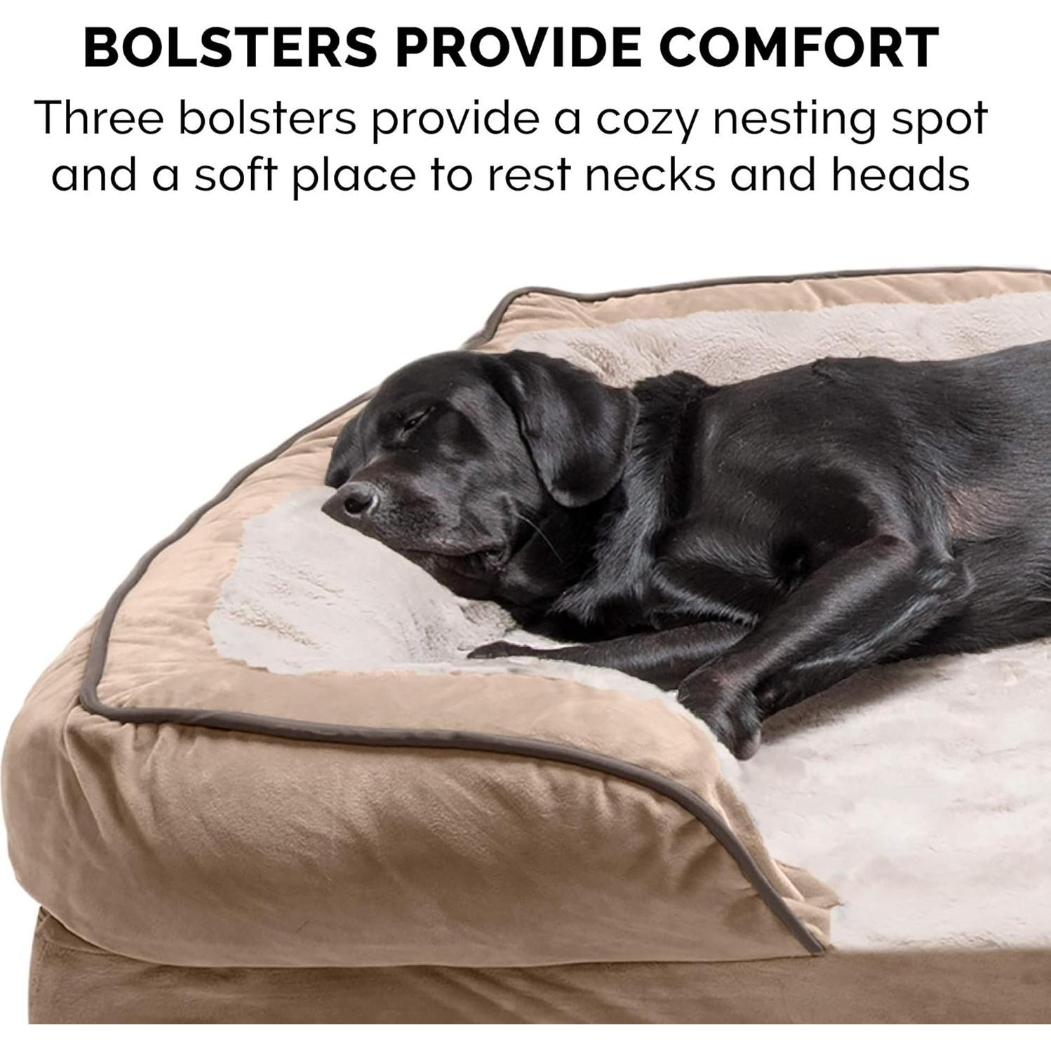 Cama para Perros Furhaven Mediana Espuma Viscoelástica 76x51cm