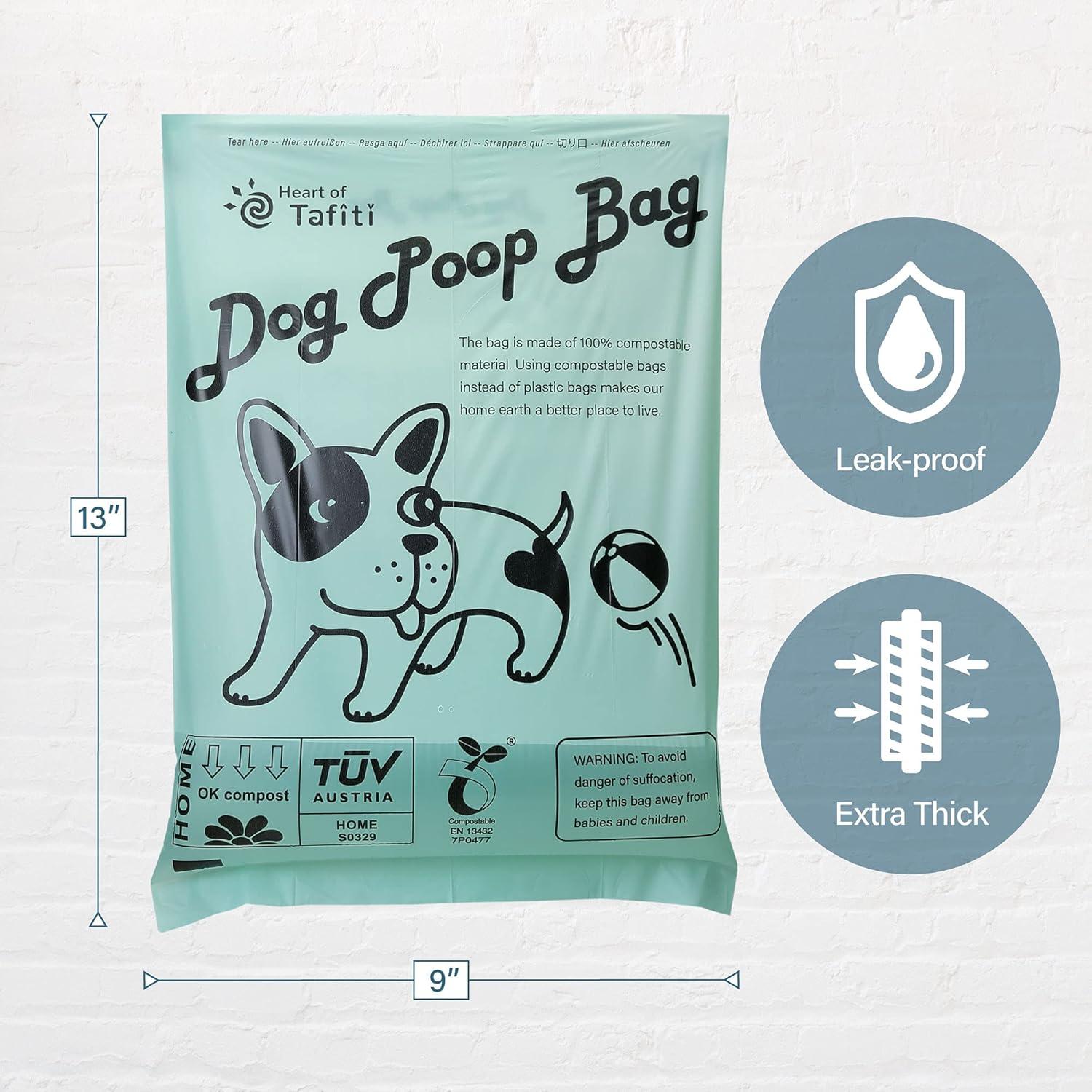 Bolsas Compostables para Perros Corazón de Tafiti 75 Unidades