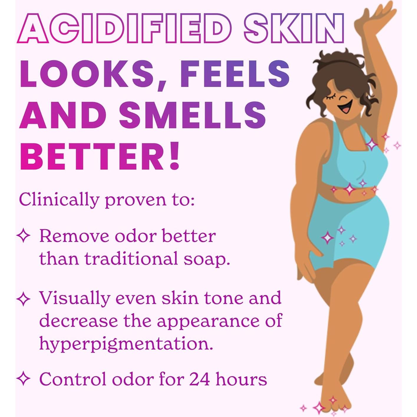 Jabón Corporal Acidificado Lume 240g - Control de Olores 24h - Mandarina