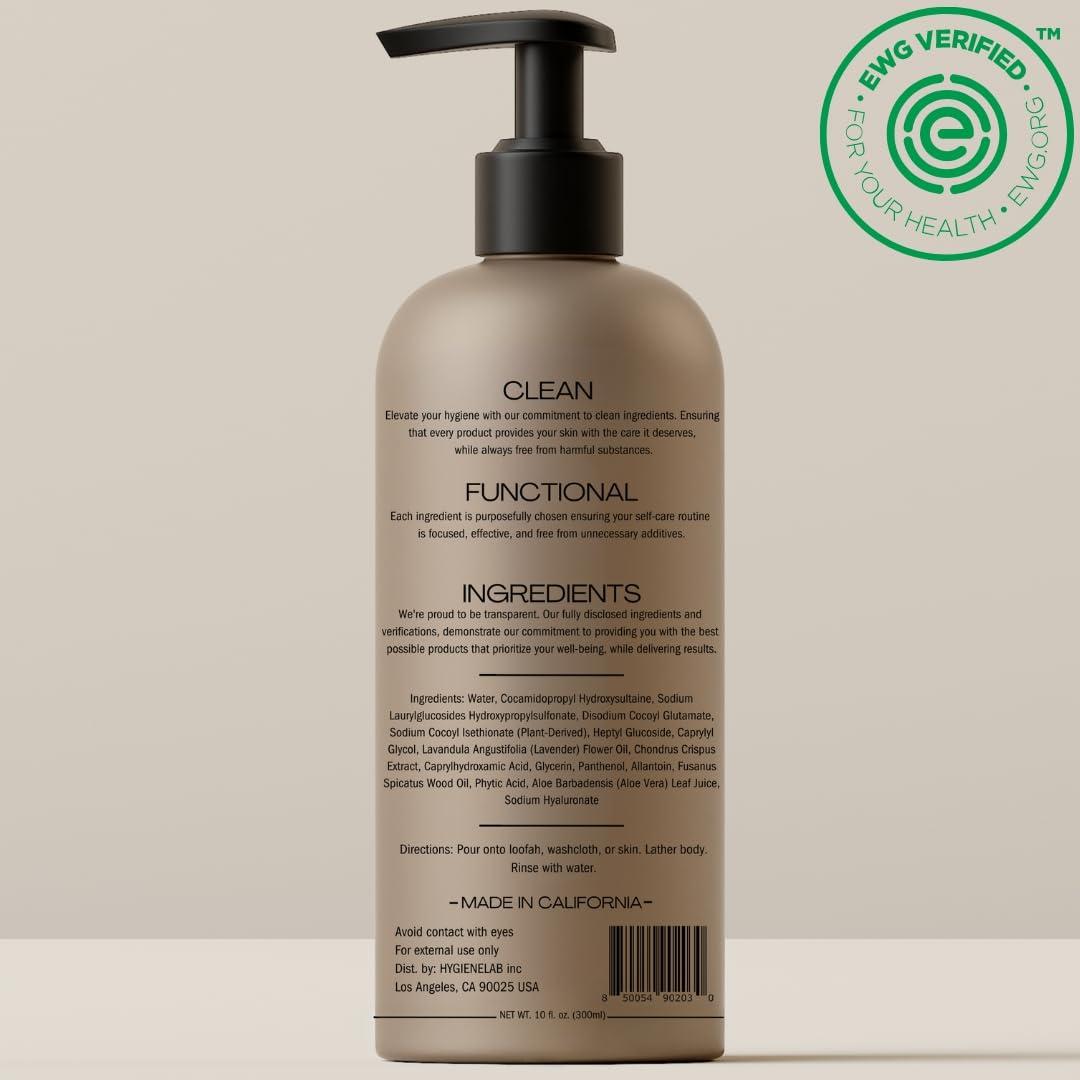 Gel de Ducha Natural HygieneLab 340 g - Hidratante y EWG