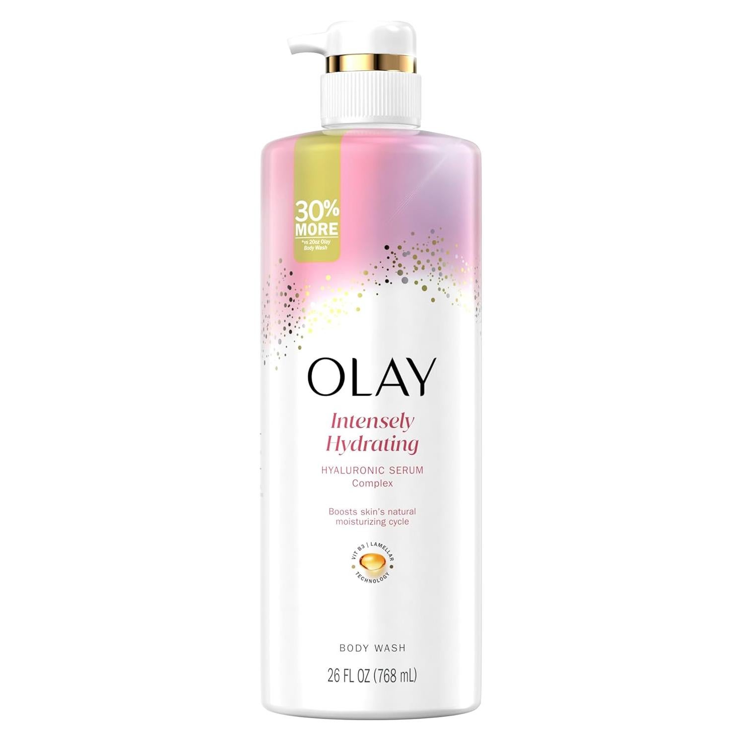 Gel de Ducha Olay 769 ml Hidratación Intensiva Ácido Hialurónico
