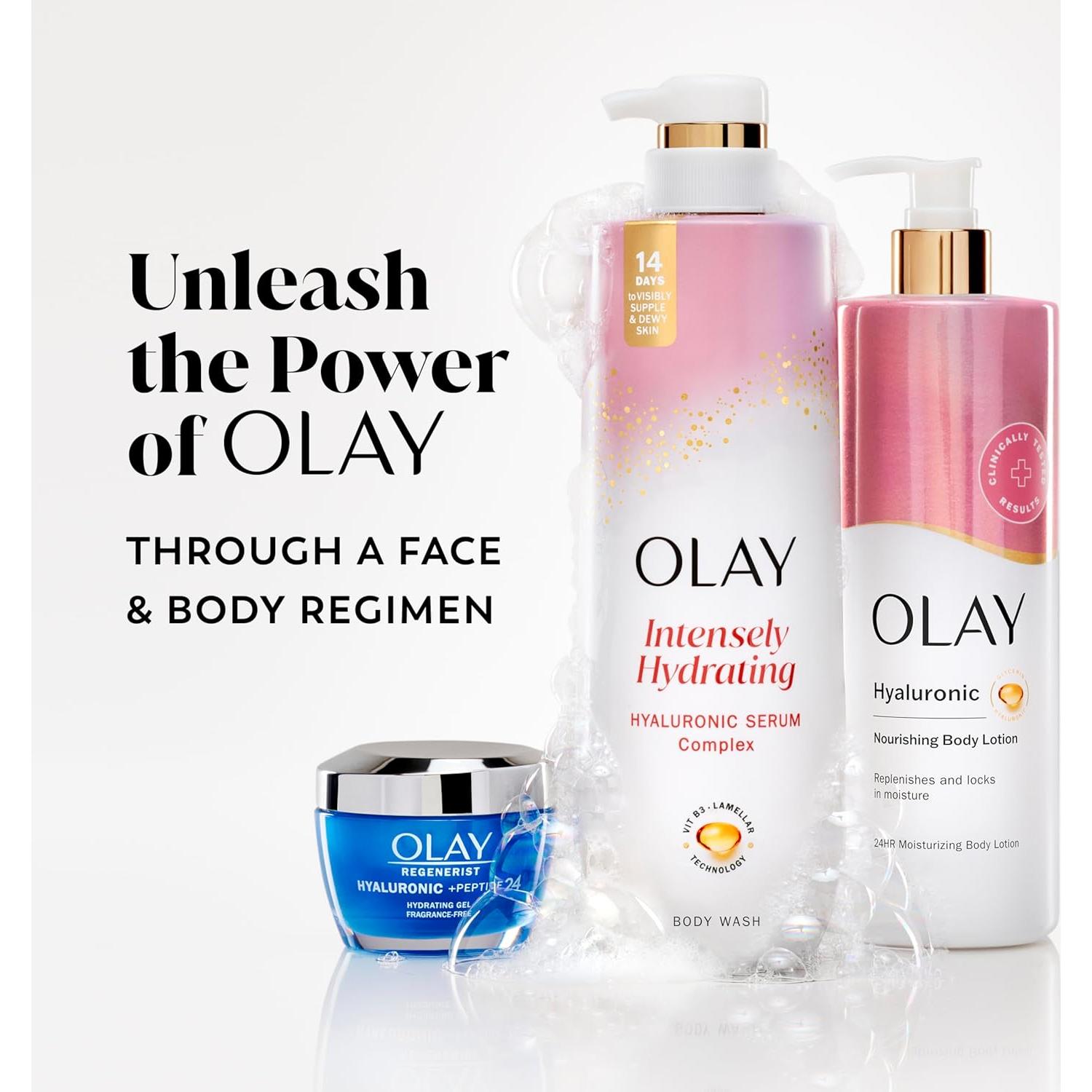 Gel de Ducha Olay 769 ml Hidratación Intensiva Ácido Hialurónico