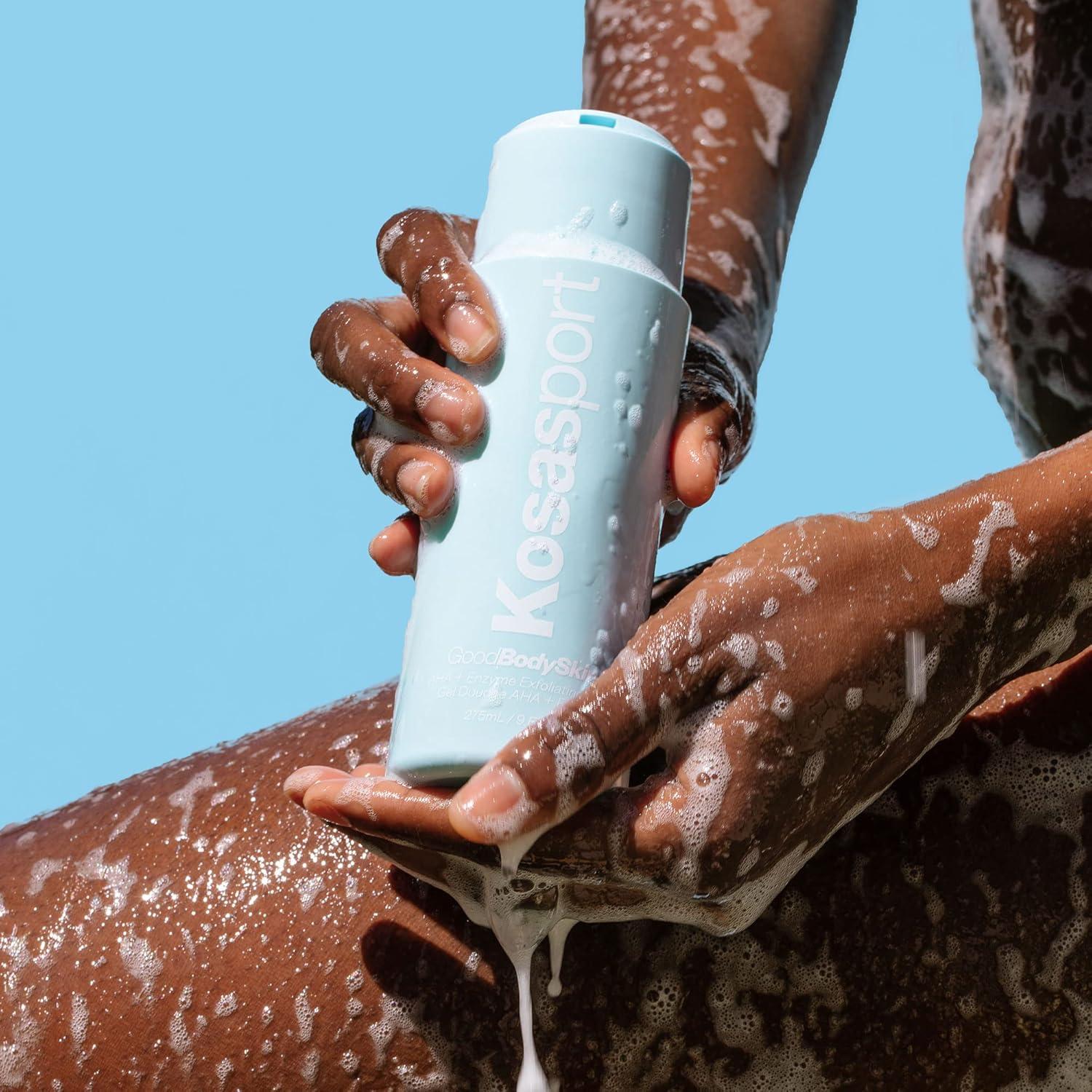 Gel de Ducha Exfoliante Kosasport 255g - AHA y Enzimas