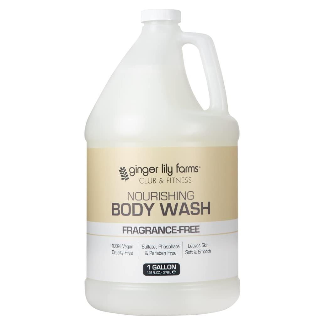 Jabón Corporal Nutritivo Sin Fragancia Ginger Lily Farms 3.78L