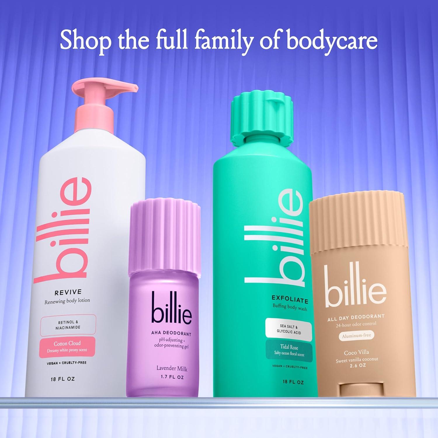 Jabón Corporal Exfoliante Billie 532 ml Sal Marina Floral