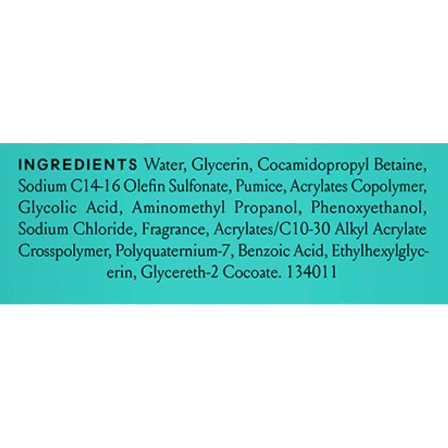 Jabón Corporal Exfoliante Billie 532 ml Sal Marina Floral