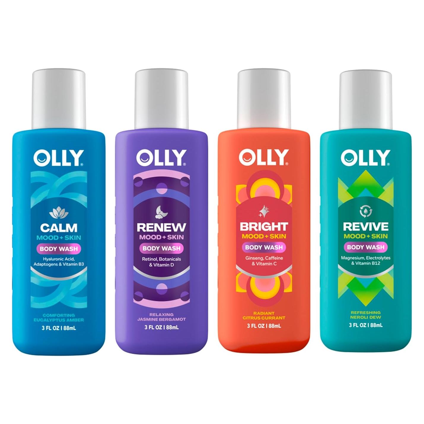 Gel de Ducha OLLYMOOD + SKIN 340 g - Hidratante y Renovador