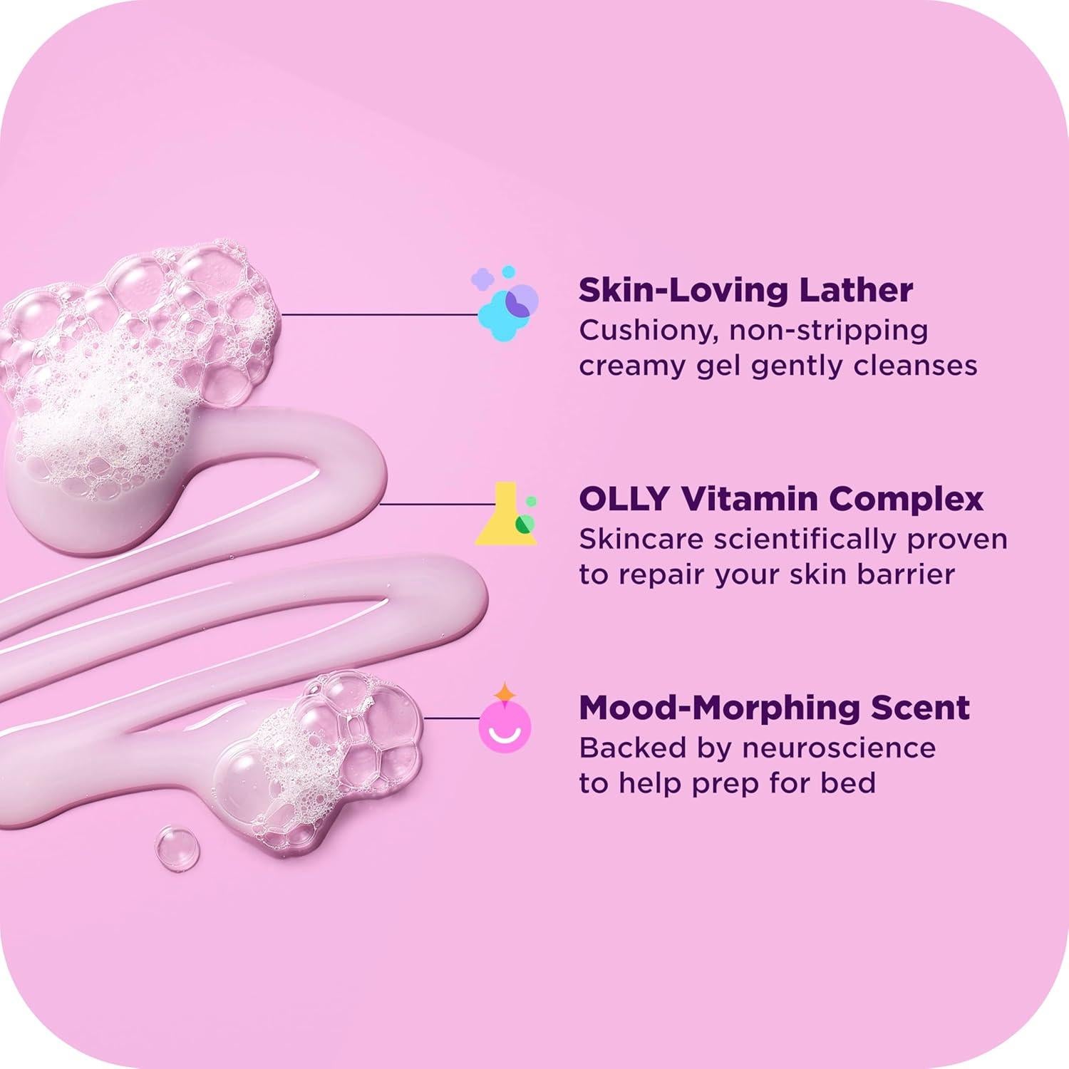 Gel de Ducha OLLYMOOD + SKIN 340 g - Hidratante y Renovador