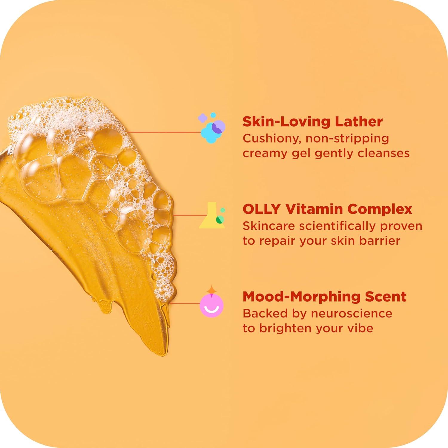 Gel de Ducha OLLYMOOD + SKIN 340 g - Hidratante y Renovador