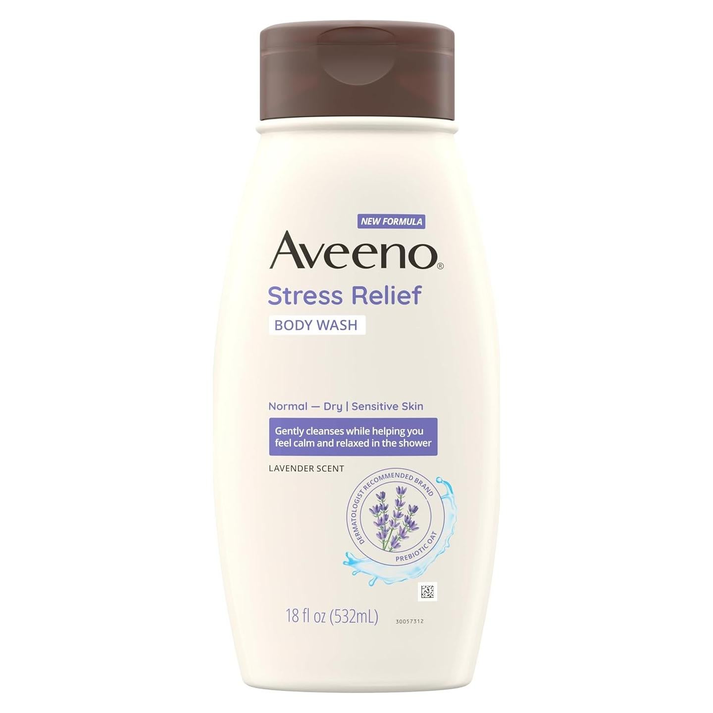 Gel de Ducha Aveeno 532 ml Alivio del Estrés Lavanda