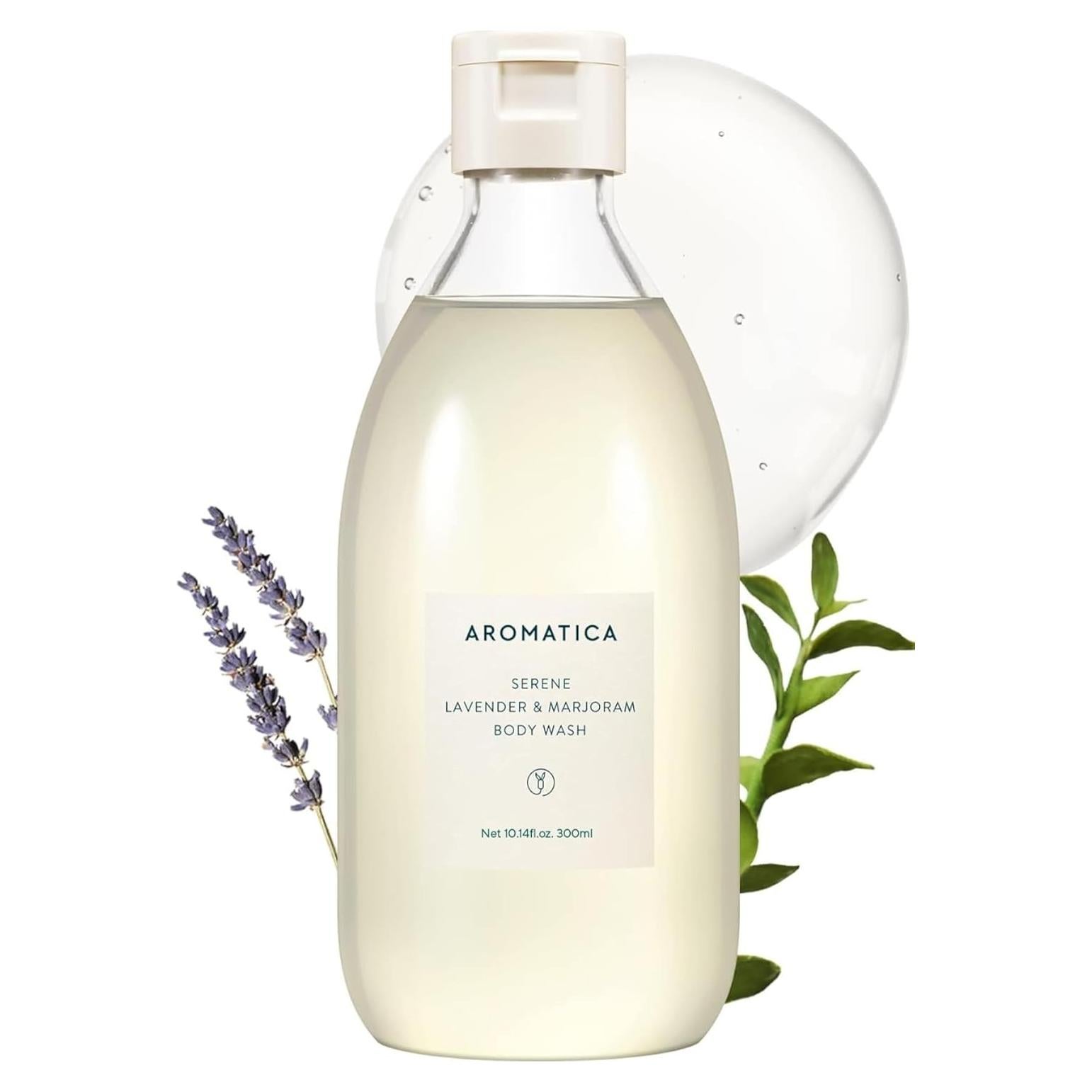 Gel de Ducha AROMATICA Serene Lavanda y Mejorana 300ml Vegano