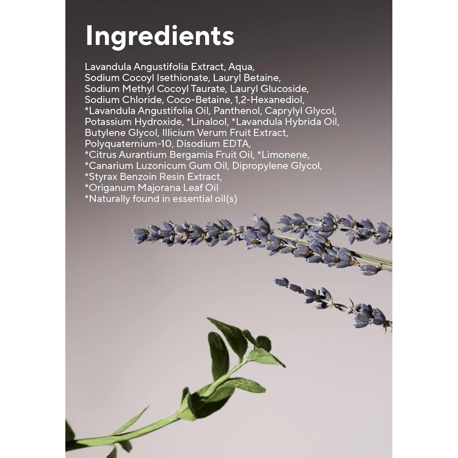 Gel de Ducha AROMATICA Serene Lavanda y Mejorana 300ml Vegano