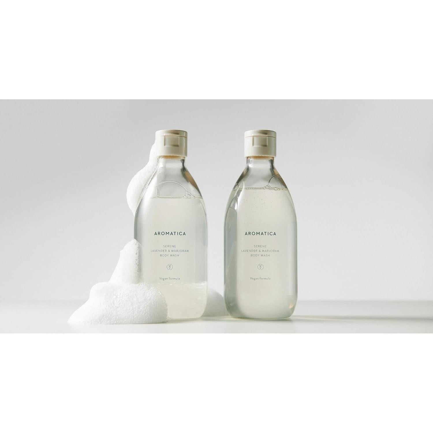 Gel de Ducha AROMATICA Serene Lavanda y Mejorana 300ml Vegano