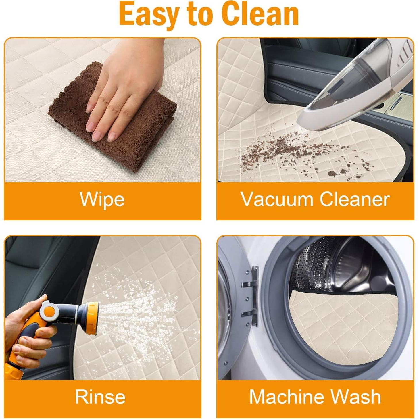 Funda de Asiento para Perros Pritent Mediana Beige 2 Paquetes