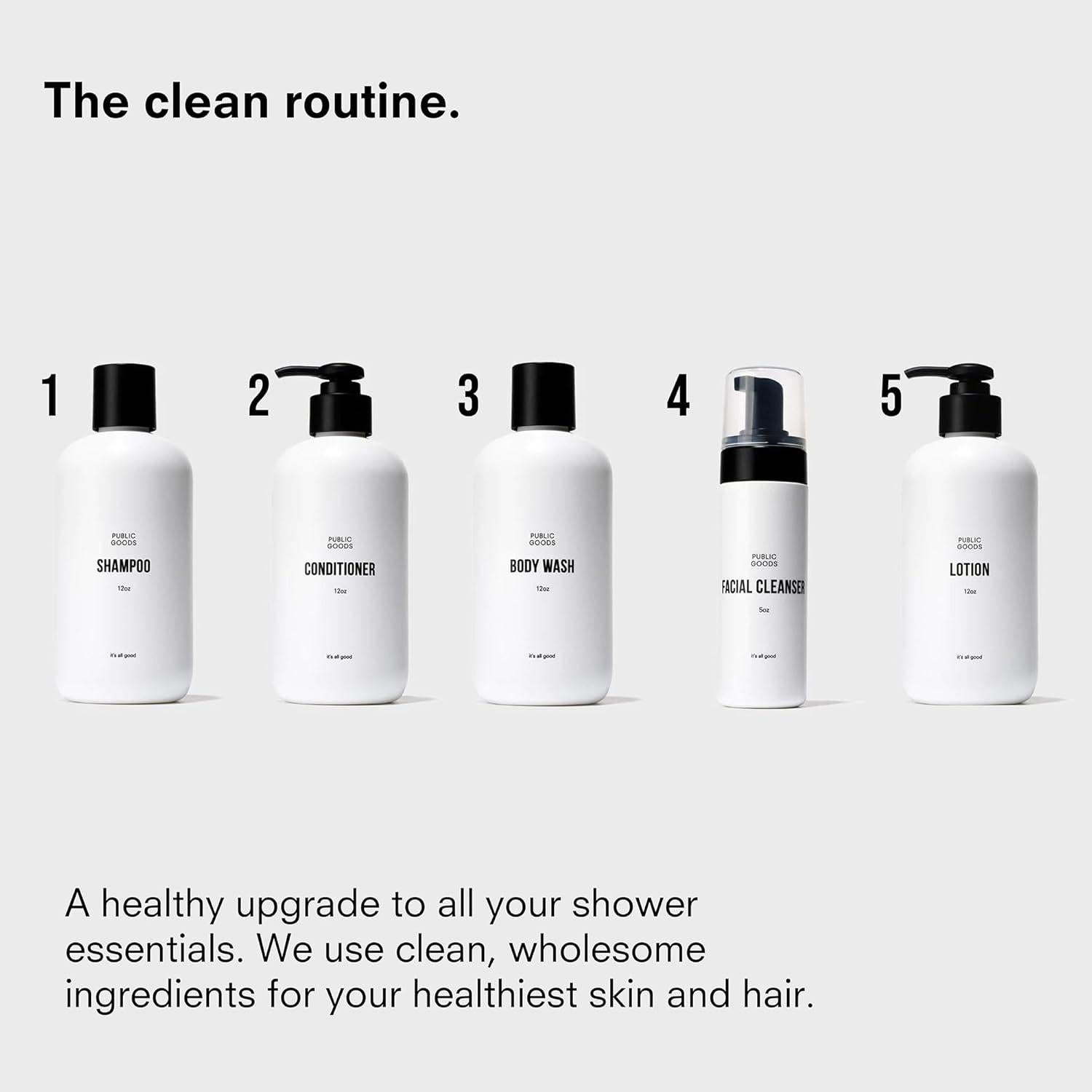 Jabón Corporal Natural Public Goods 355 ml - Vegano y Sin Sulfatos