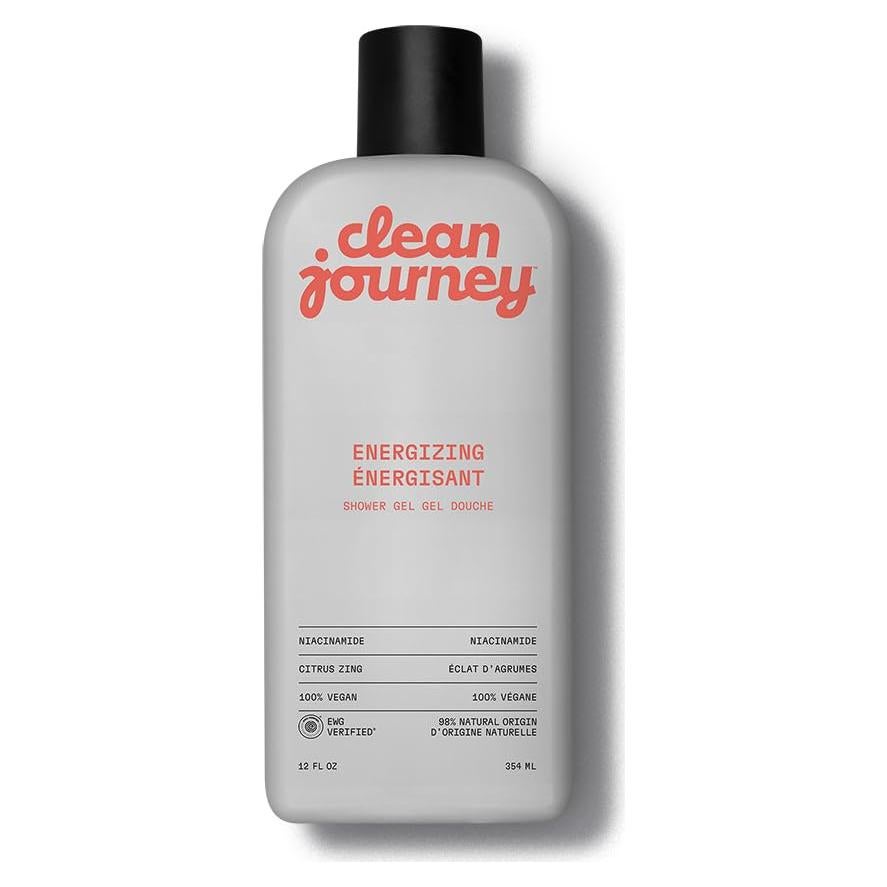 Gel de Ducha CleanJourney 354 ml Vegano Niacinamida Energizante