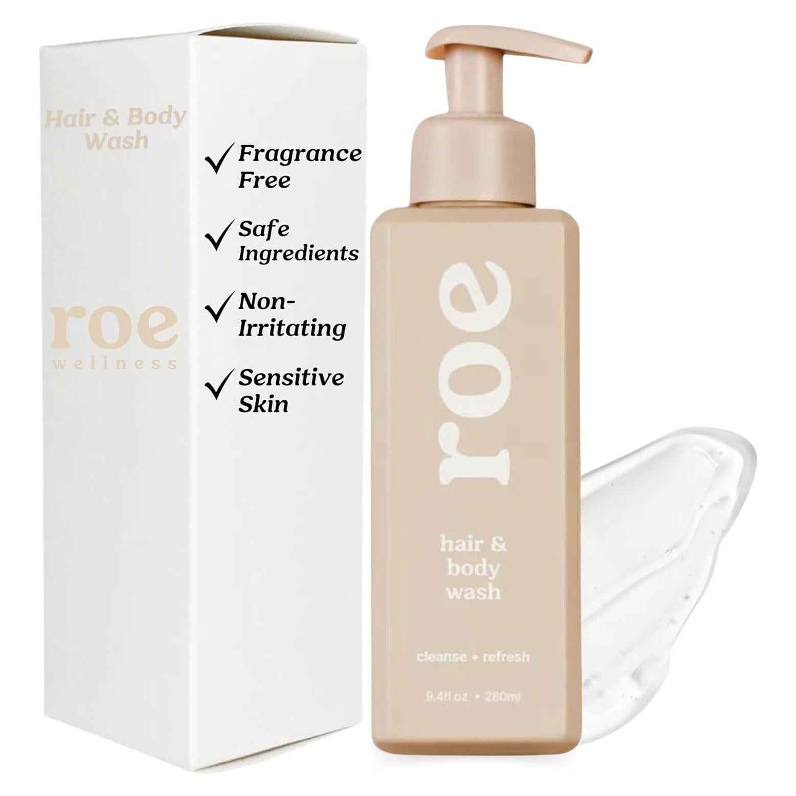 Jabón y Champú para Bebés Roe Wellness 277 ml Piel Sensible