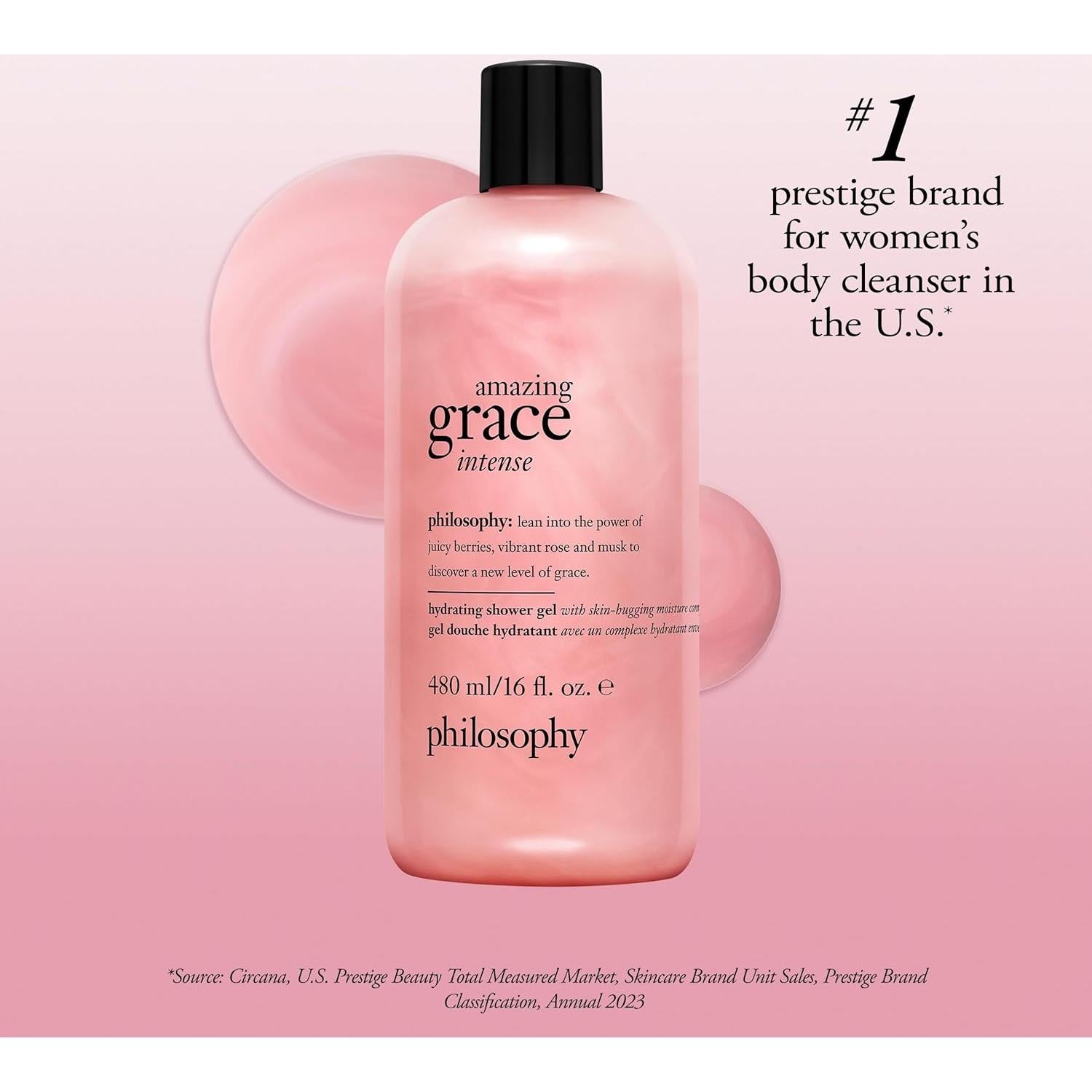 Gel de Baño Philosophy Amazing Grace 473ml - Hidratante Vegano