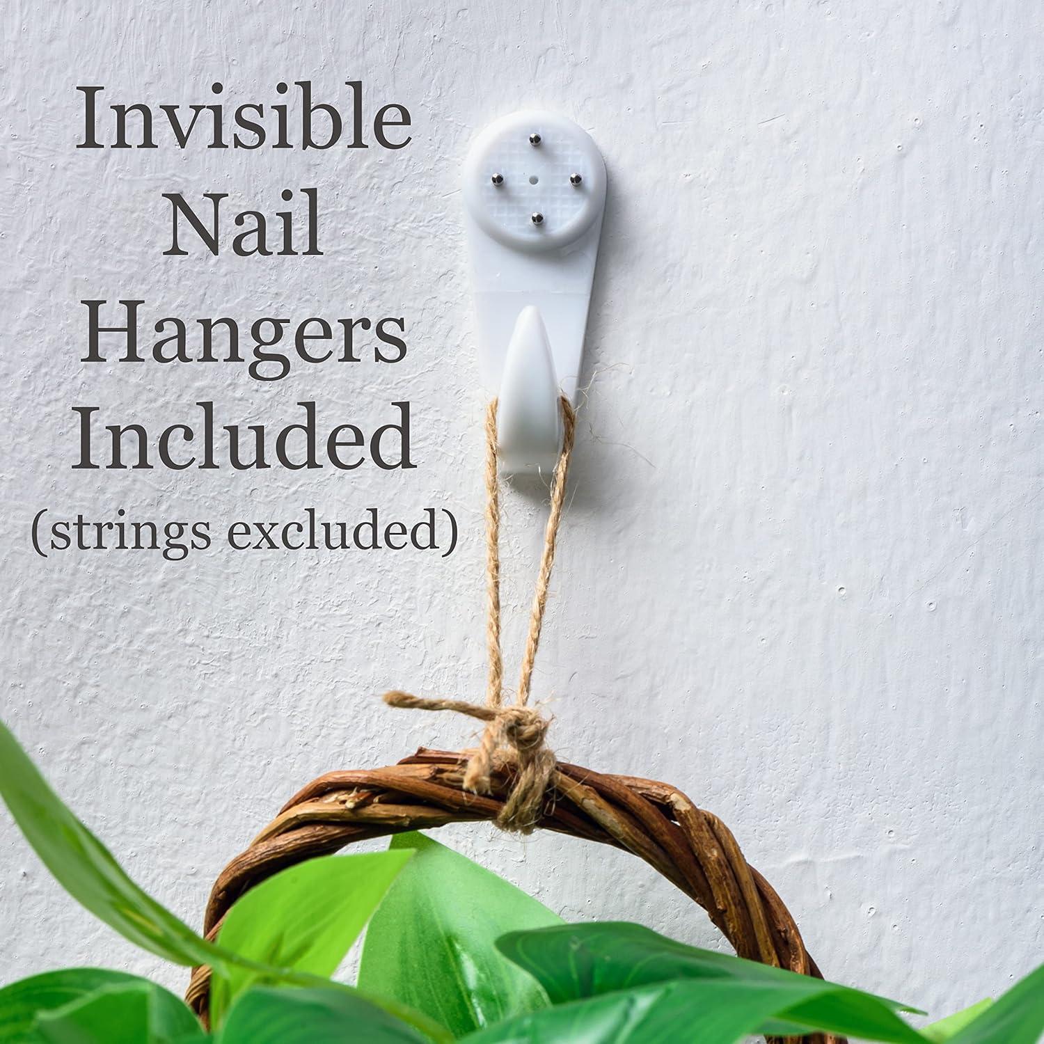 Paquete 2 Plantas Colgantes Falsas Tapeera con Cestas