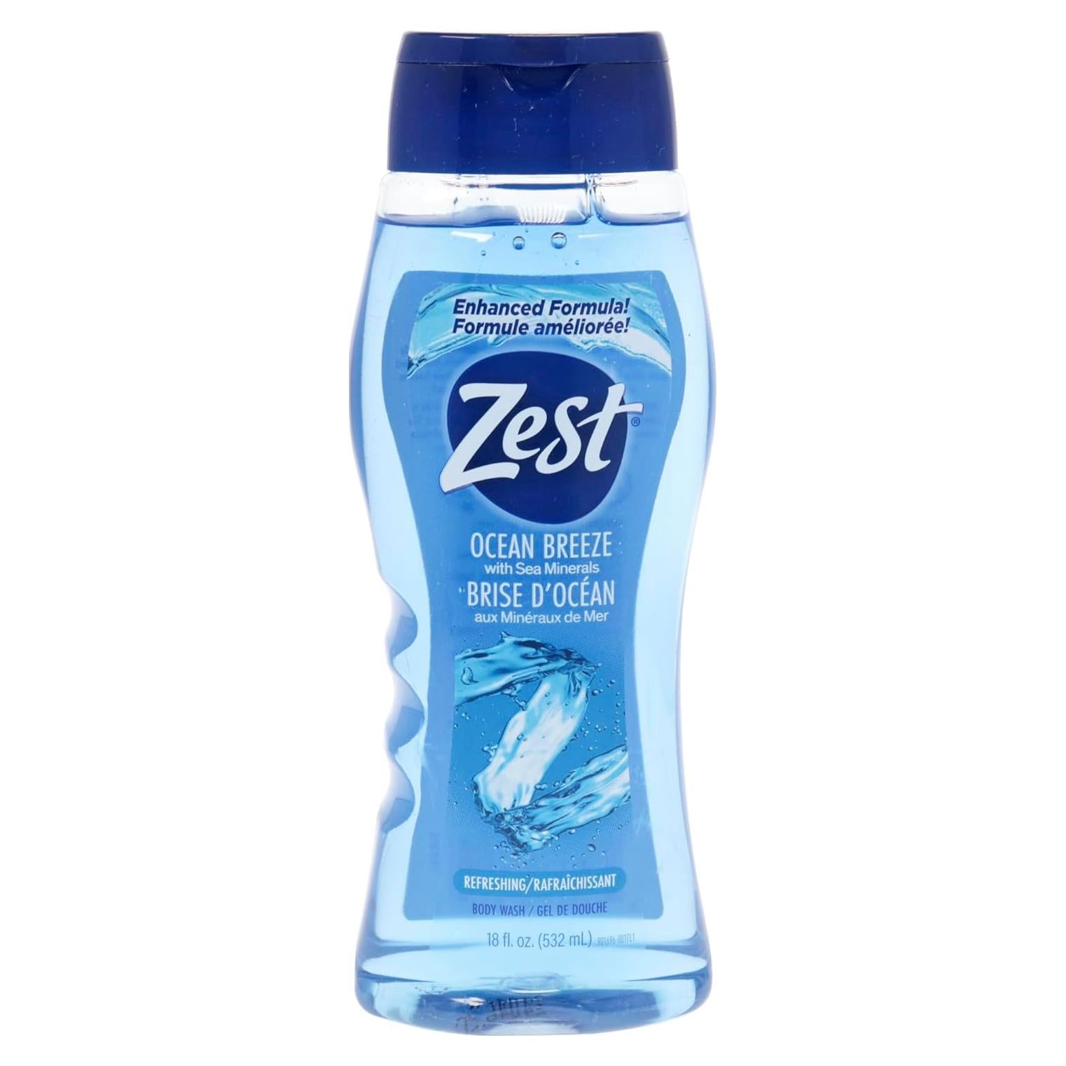 Gel de Ducha Refrescante Zest Brisa Oceánica 591 ml