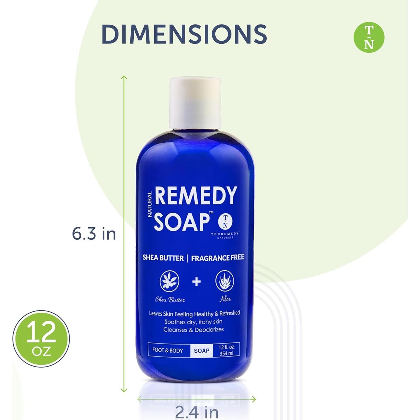 Gel de Ducha Hidratante Truremedy Naturals 354 ml Sin Fragancia