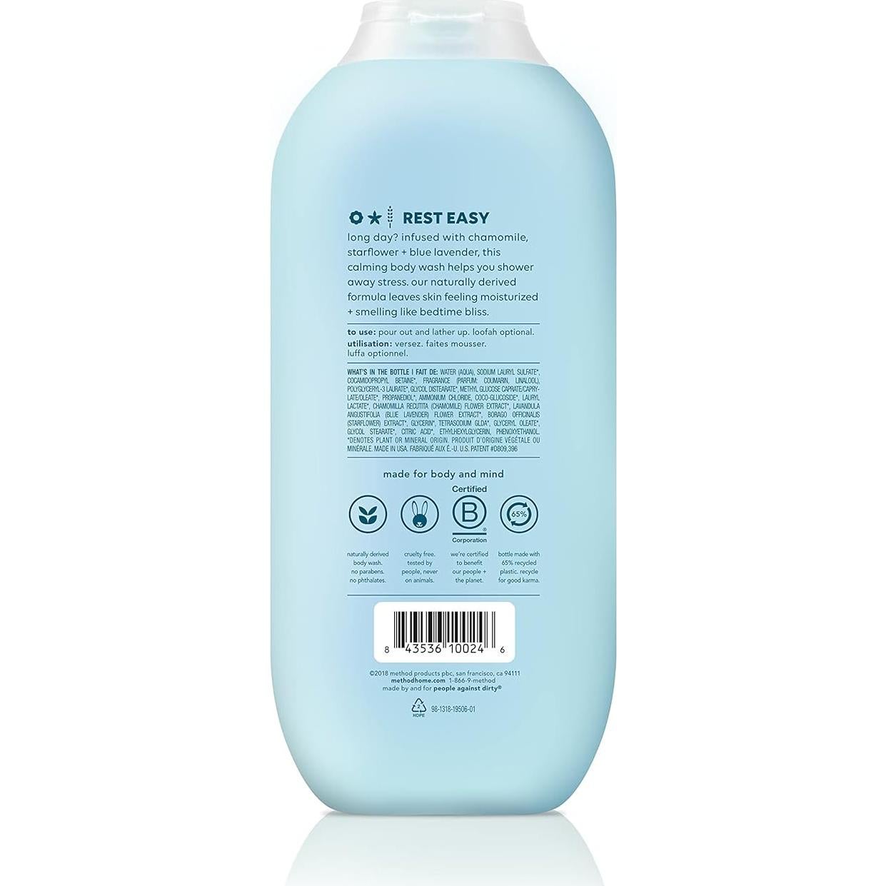 Gel de Ducha Hidratante SC Johnson 532 ml Libre de Parabenos