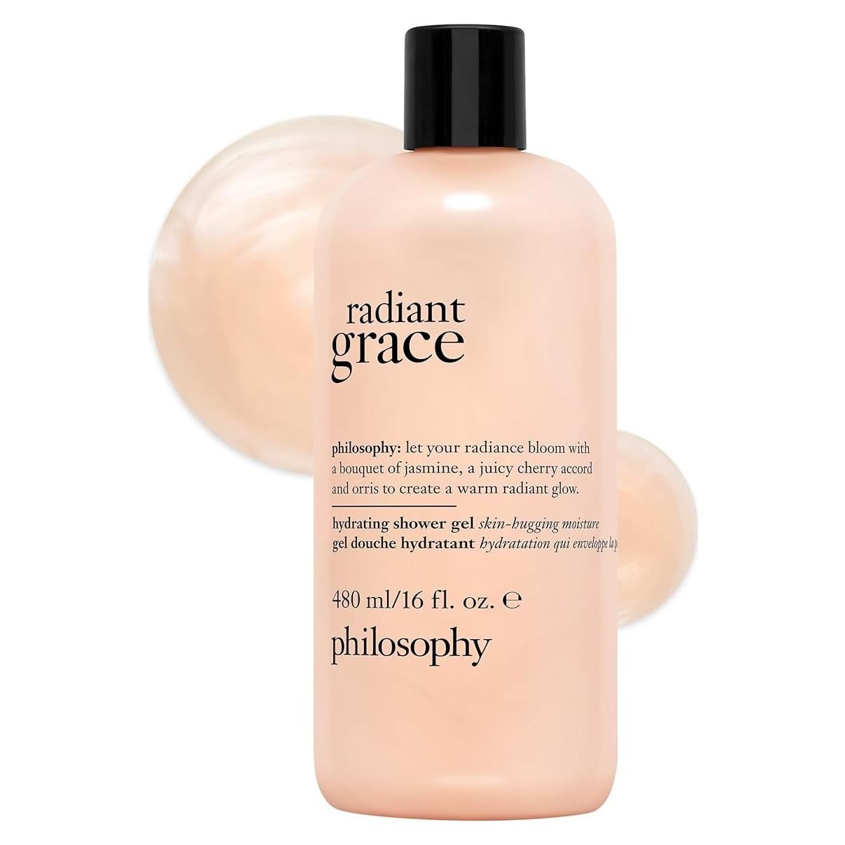 Gel de Baño e Hidratante Philosophy Radiant Grace 473ml - Jazmín y Sándalo