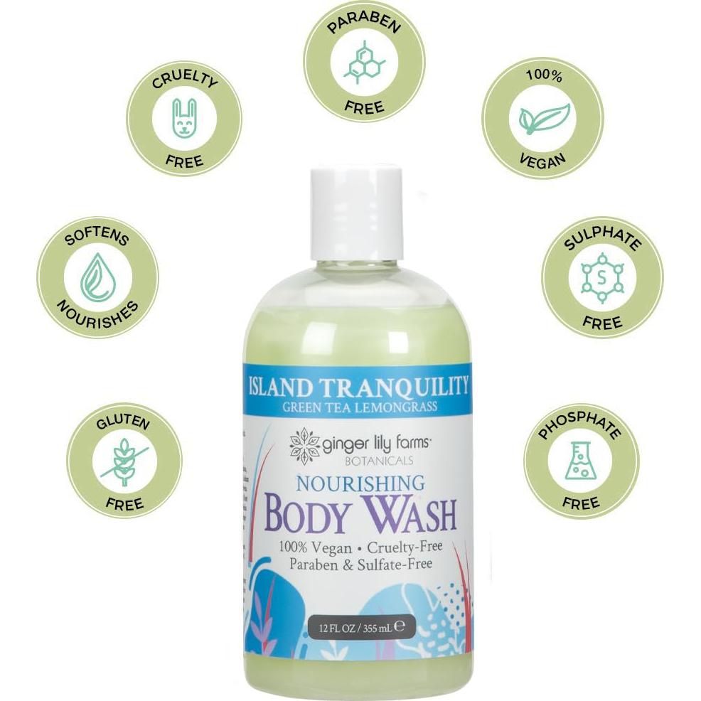 Jabón Corporal Nutritivo Ginger Lily Farms 354 ml Vegano