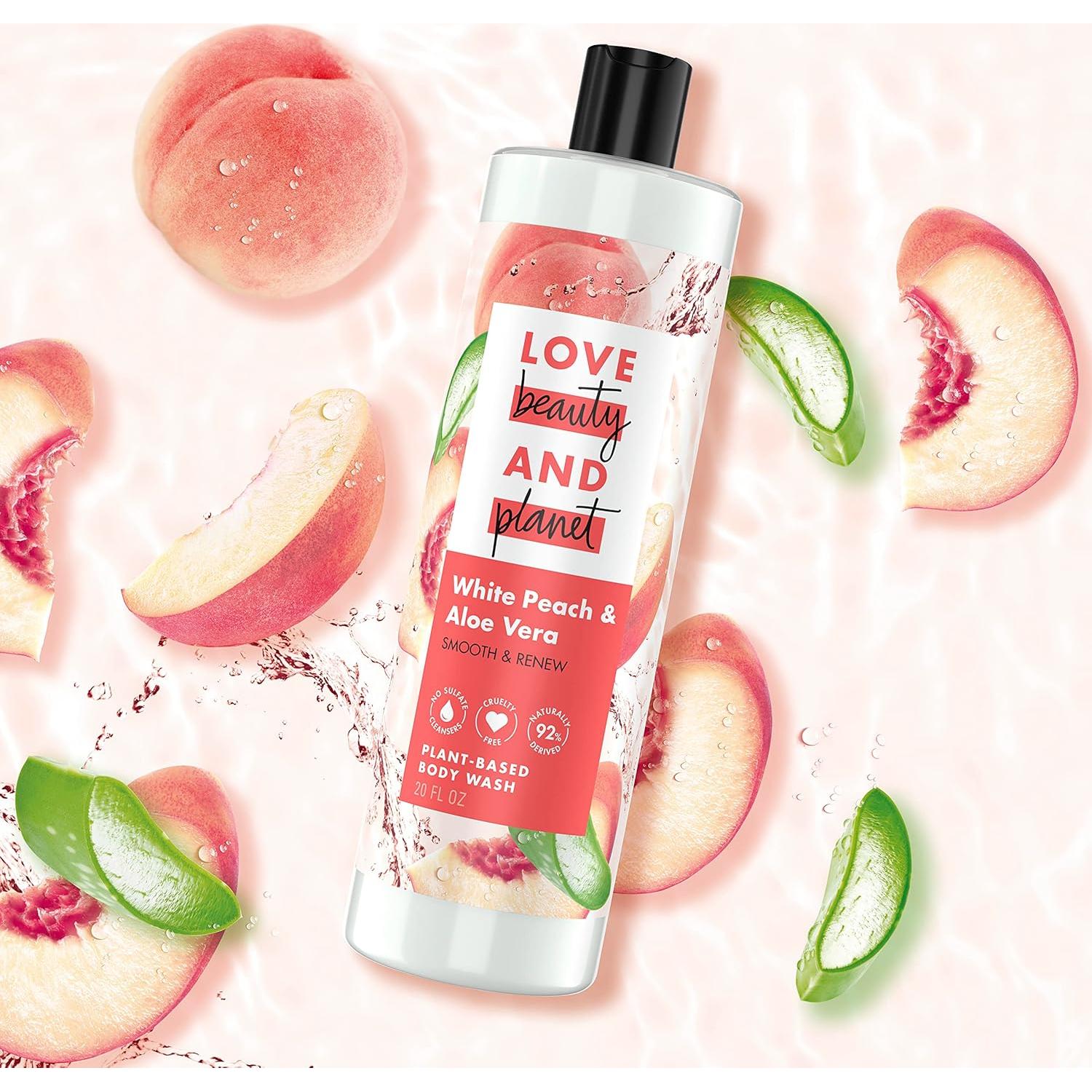 Jabón Corporal Amor Belleza y Planeta Durazno y Aloe 567g