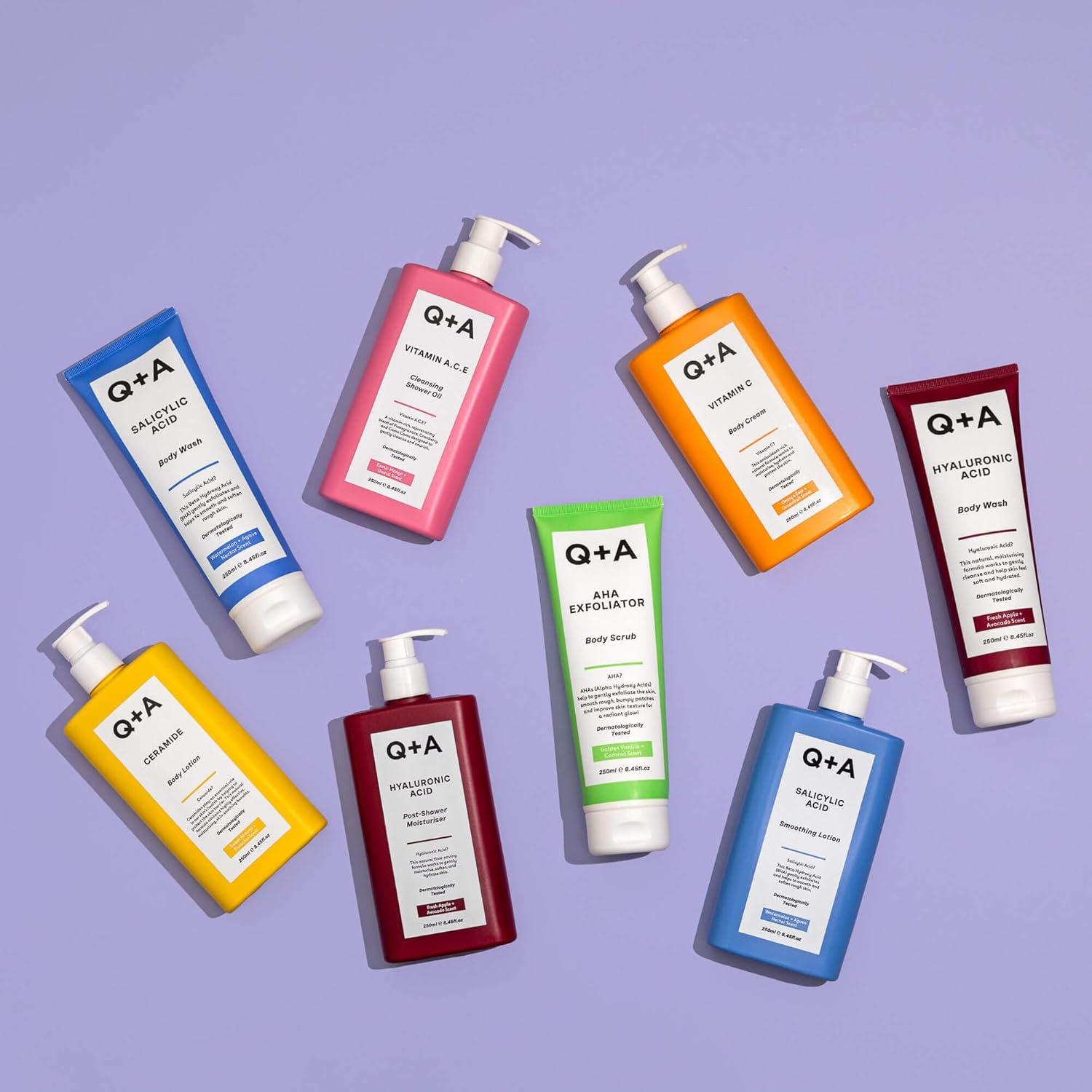 Gel de Ducha Q+A con Ácido Hialurónico 250ml - Hidratante