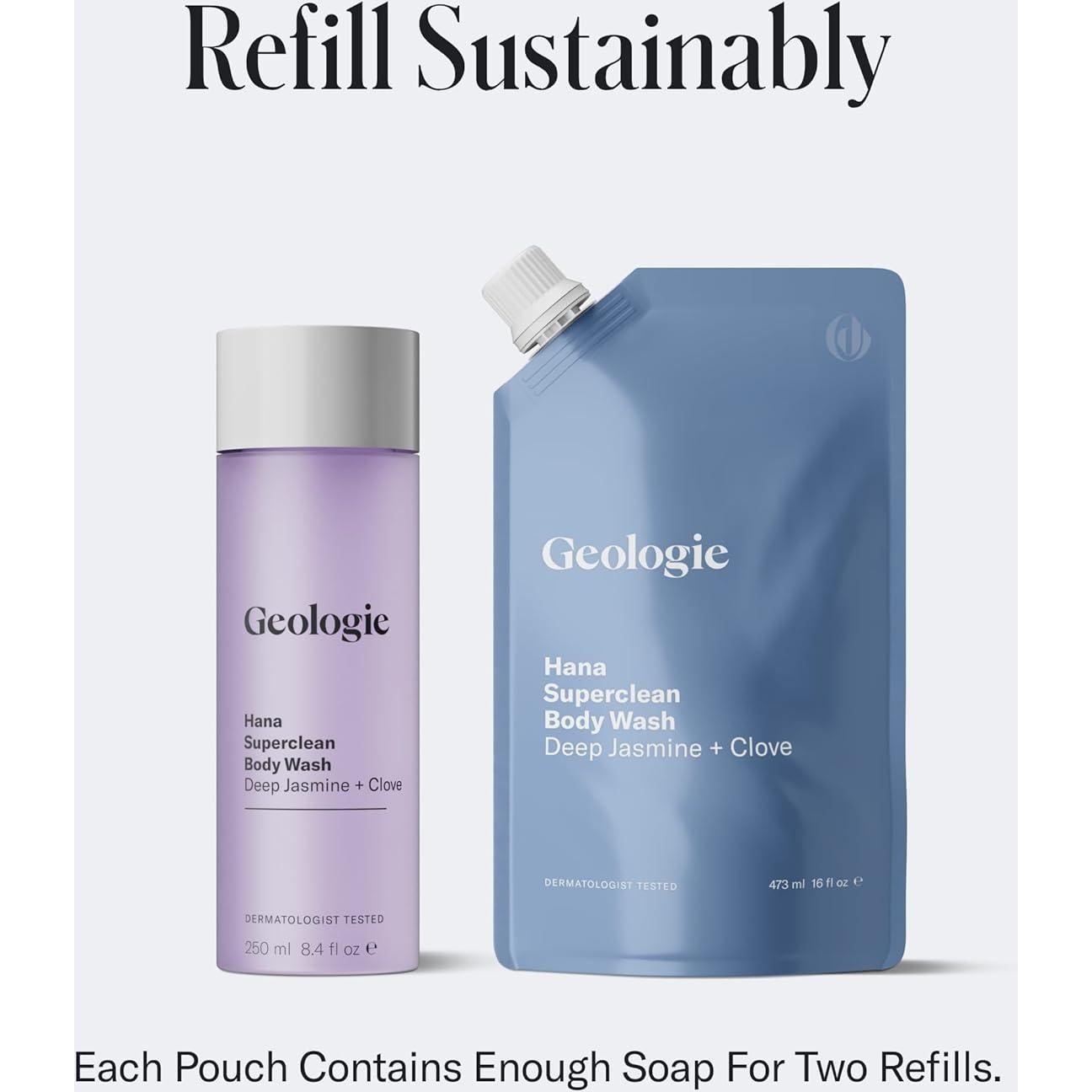 Gel de Ducha Geologie Hana 248 ml - Jazmín + Clavo Hidratante