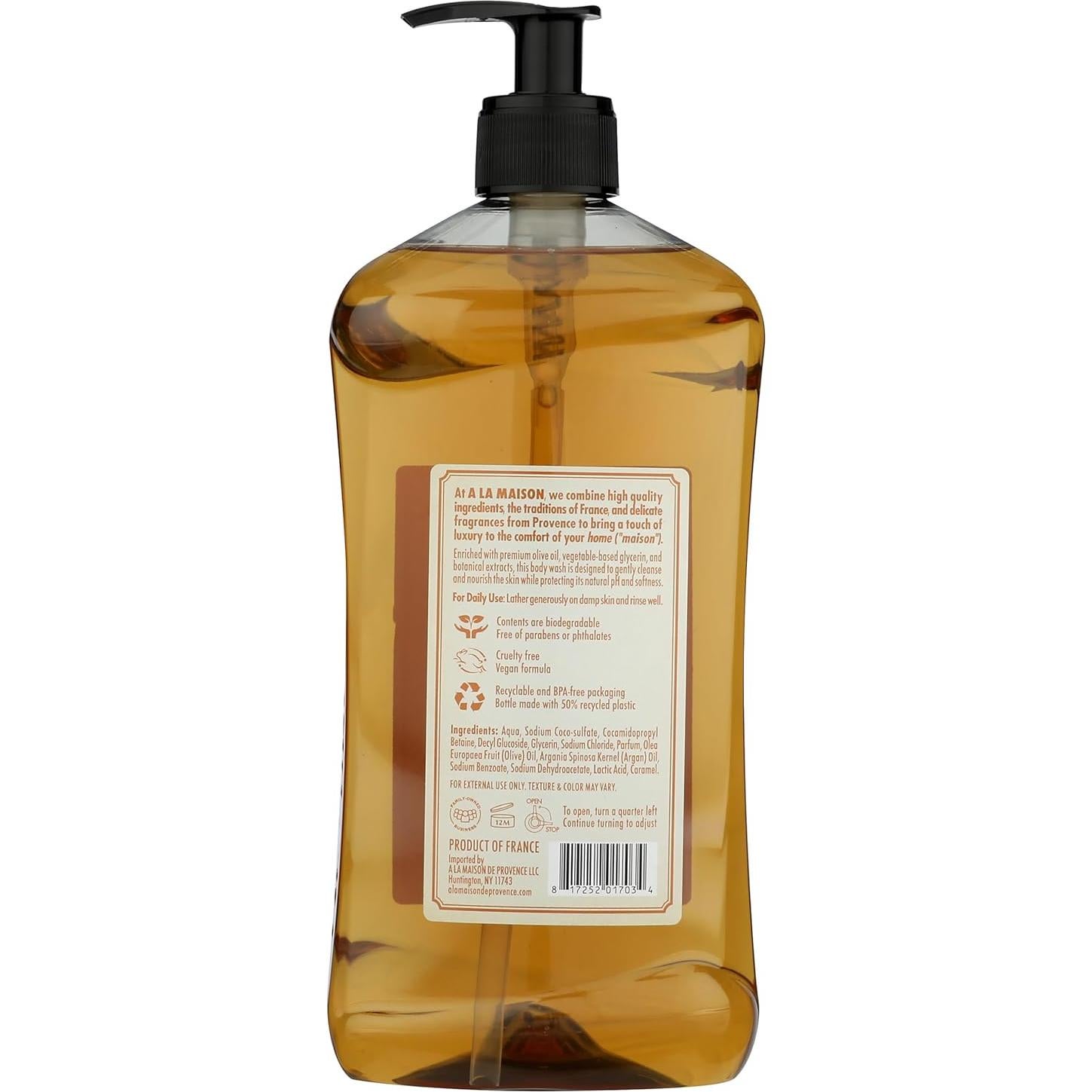 Gel de Ducha A LA MAISON Naranja Bergamota 750 ml