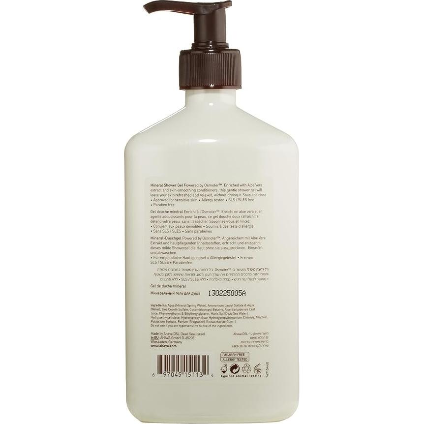 Gel de Ducha Mineral AHAVA 502 ml - Agua del Mar Muerto