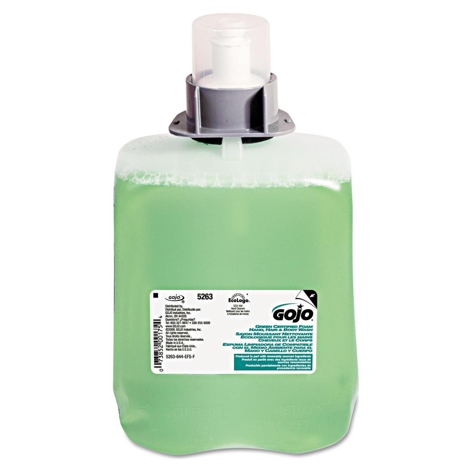 Jabón Espumoso GOJO 2000 mL Melón de Pepino Recarga