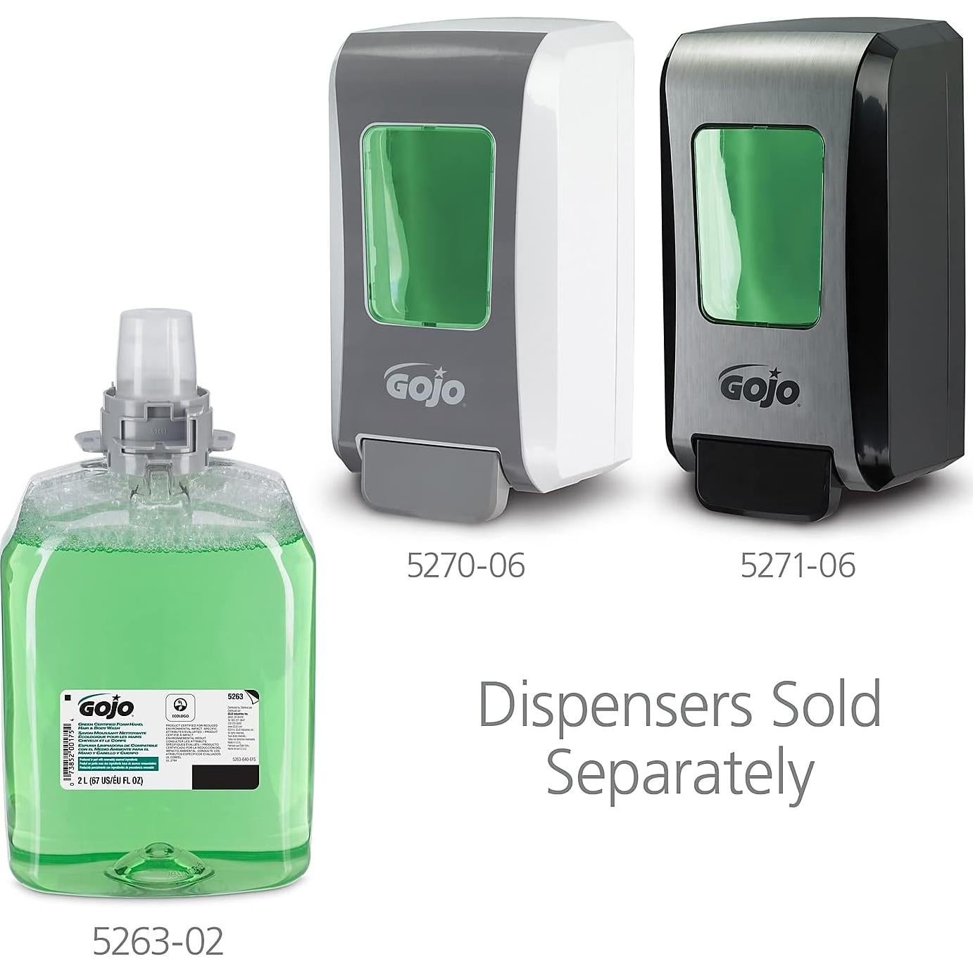 Jabón Espumoso GOJO 2000 mL Melón de Pepino Recarga