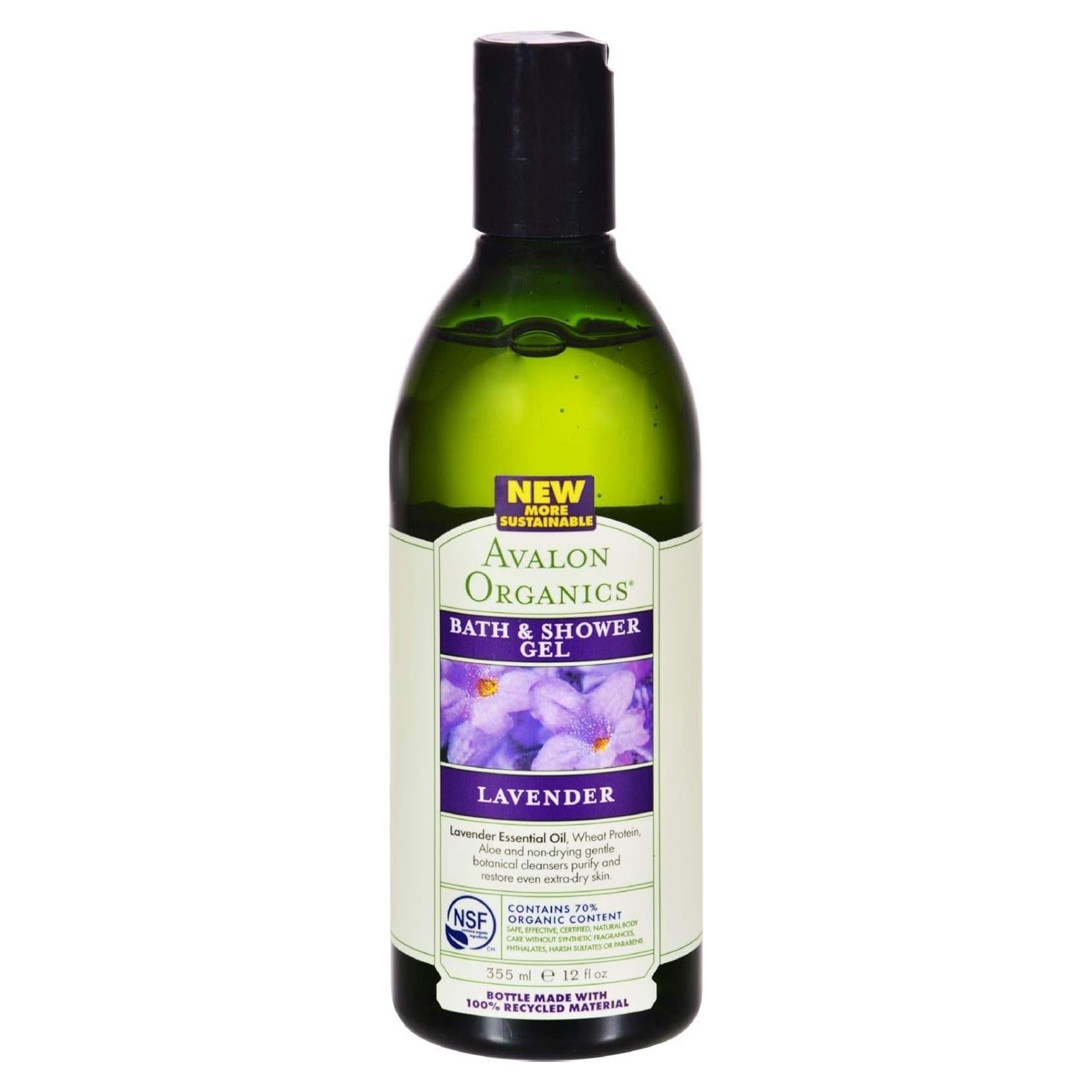 Gel de Baño y Ducha Avalon Organics Lavanda 354 ml