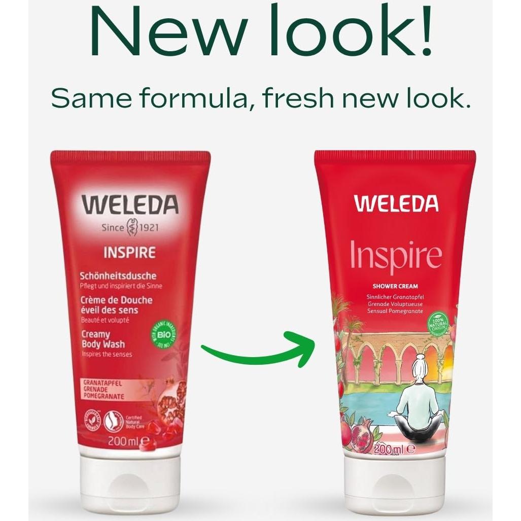 Gel de Ducha Reponedor Weleda Granada 200ml - Limpieza Suave