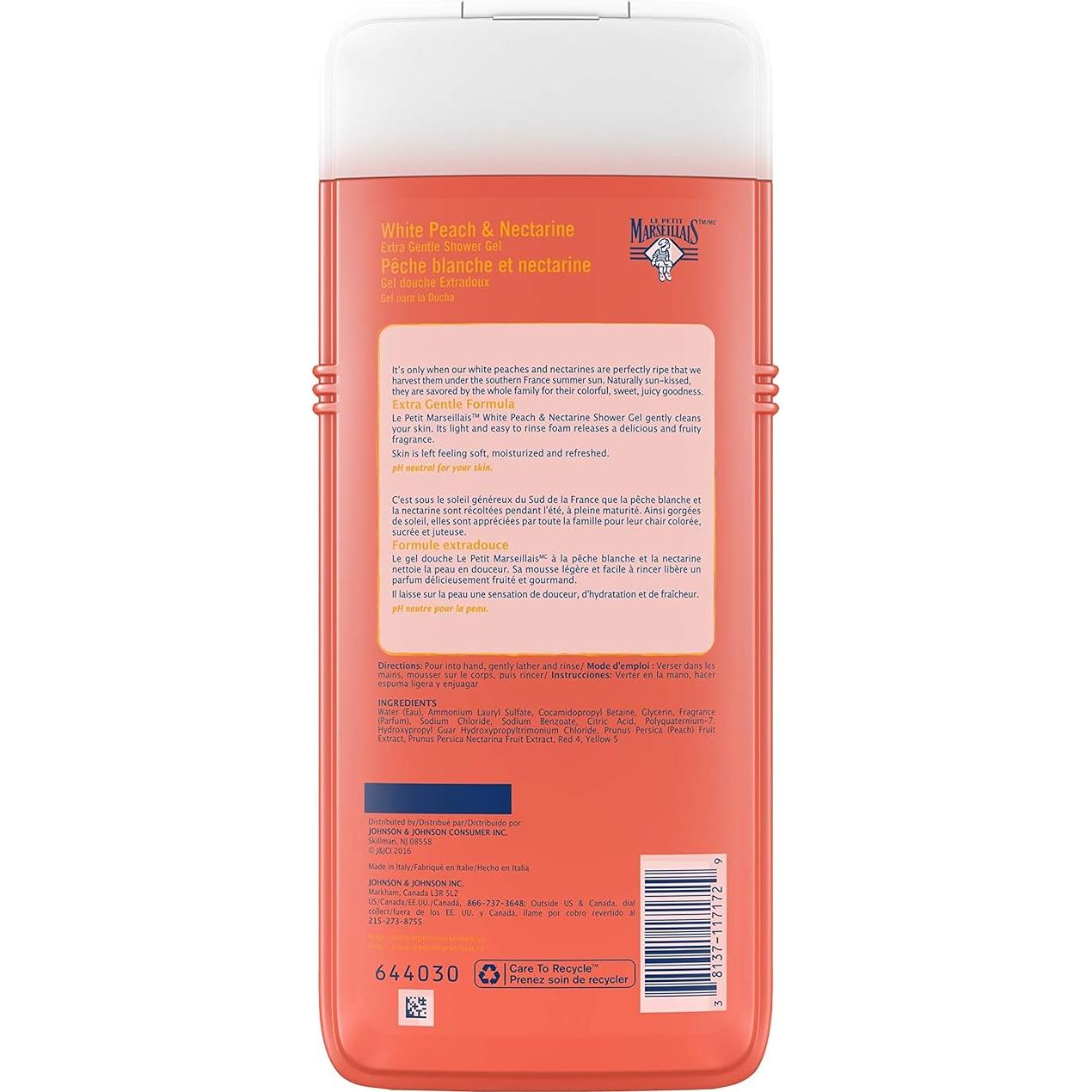 Gel de Ducha Extra Suave Le Petit Marseillais 645 ml Durazno Nectarina