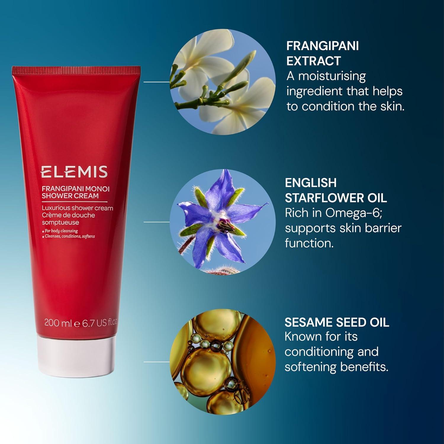 Crema de Ducha Lujuosa ELEMIS Frangipani Monoi 198.5 ml