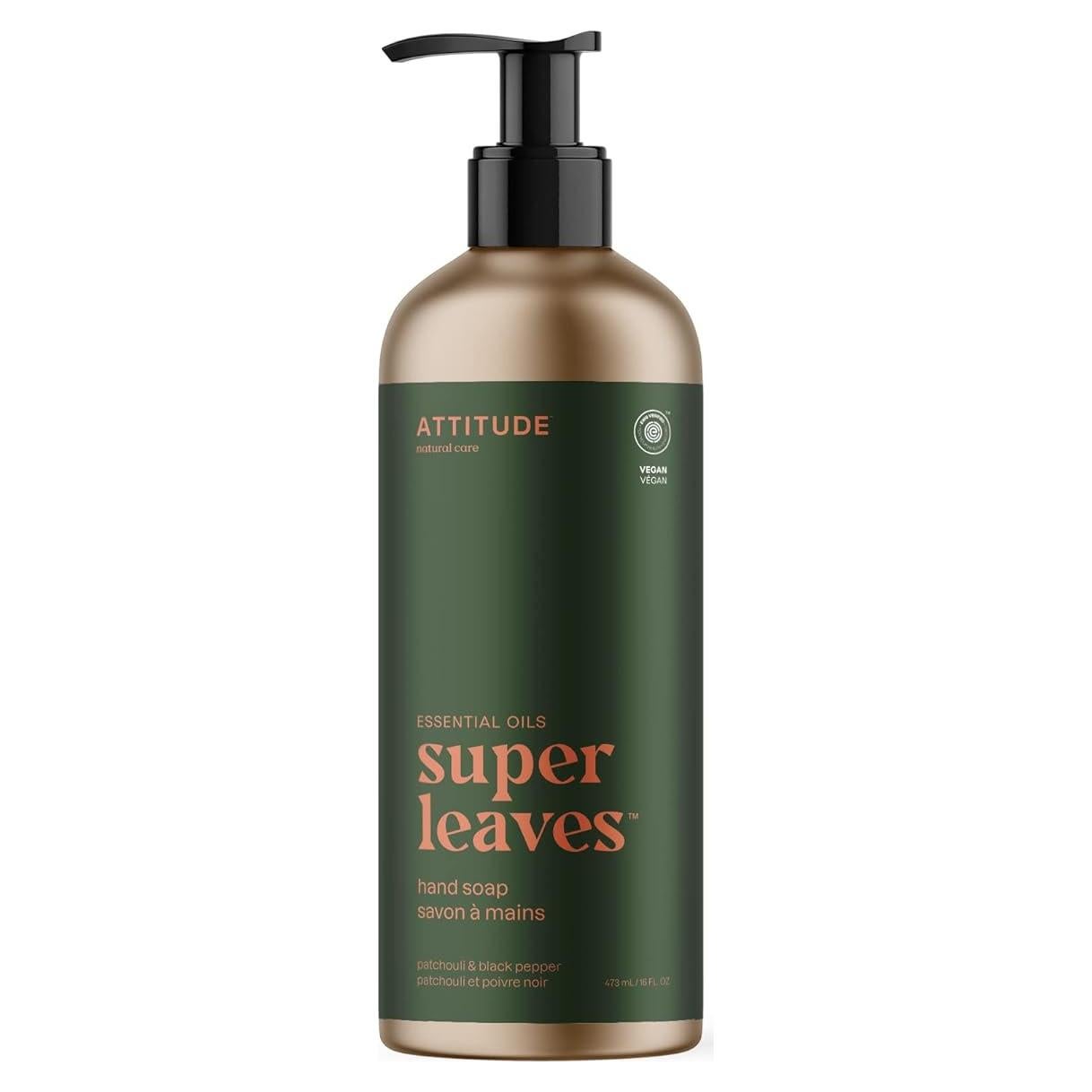 Jabón Líquido ATTITUDE Pachulí y Pimienta Negra 473 ml EWG