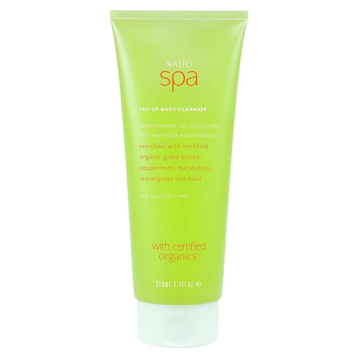 Limpiador Corporal Natio Pep-Up Spa 210ml