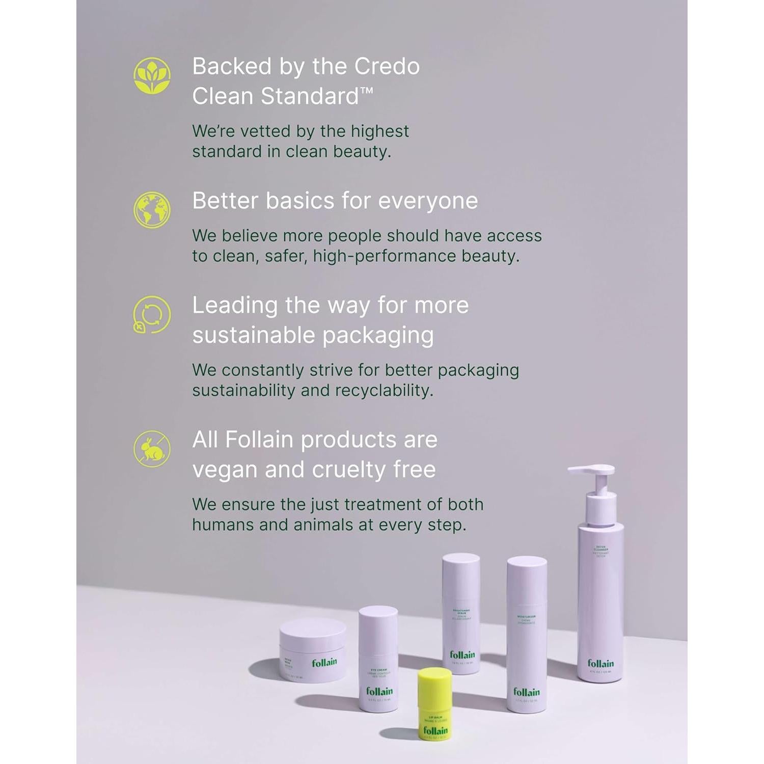 Exfoliante Corporal Follain Ácido Glicólico y Salicílico 59g