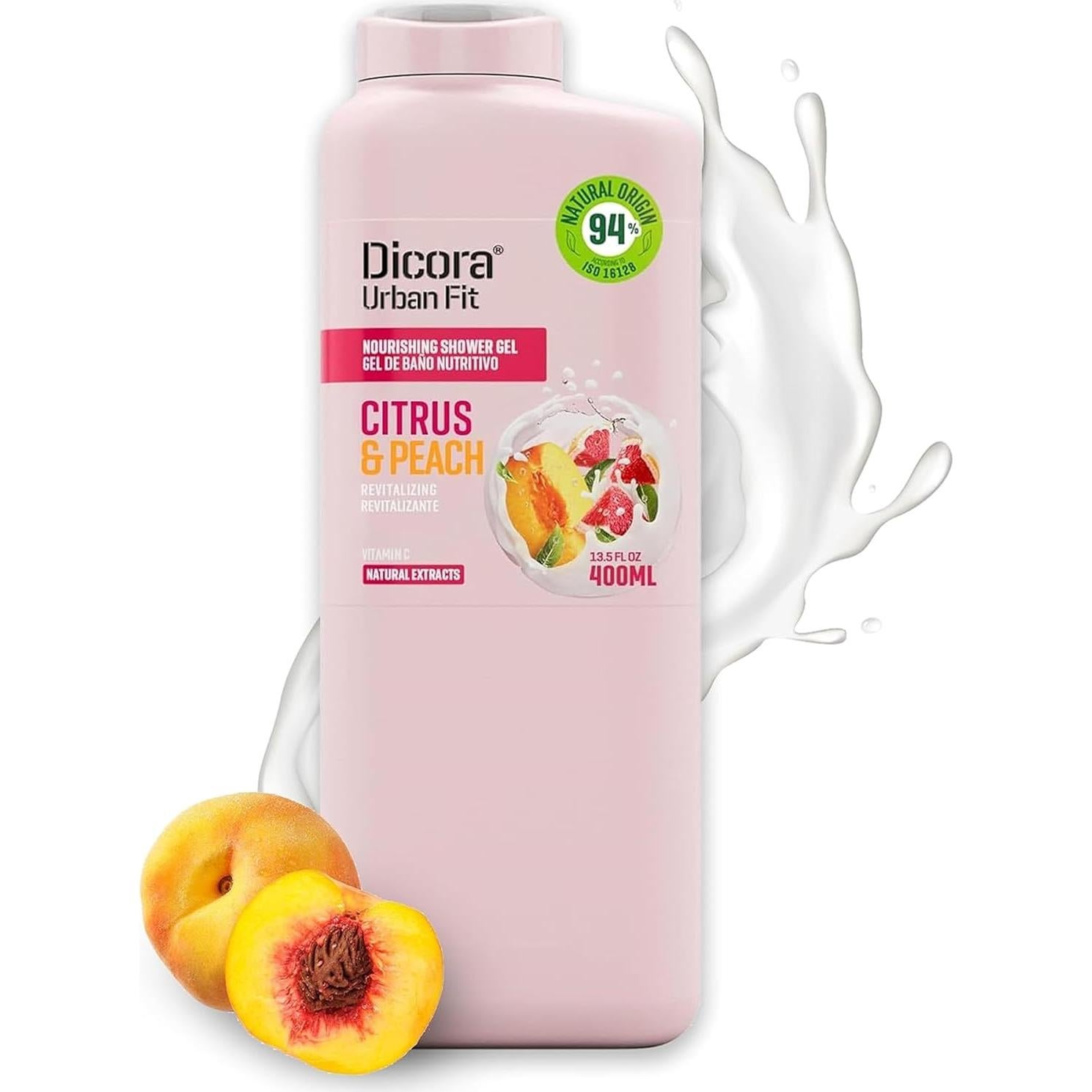 Gel de Ducha Dicora Urban Fit 382.7 ml Cítricos y Durazno
