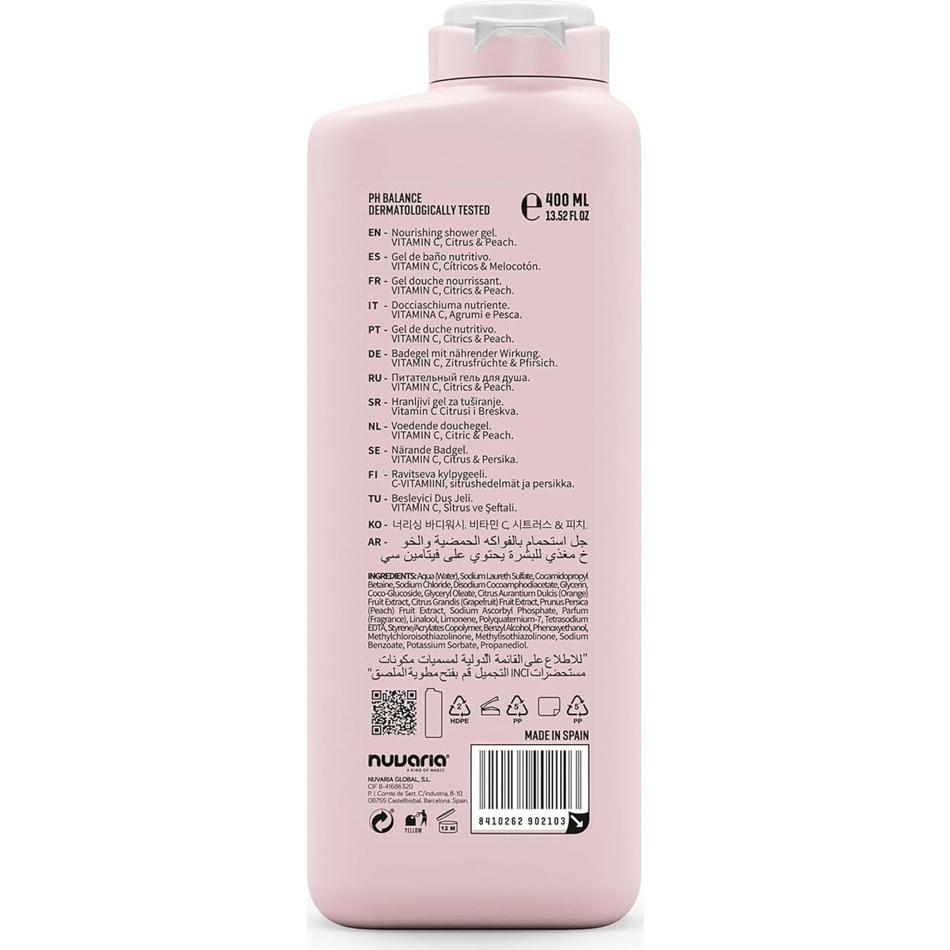 Gel de Ducha Dicora Urban Fit 382.7 ml Cítricos y Durazno