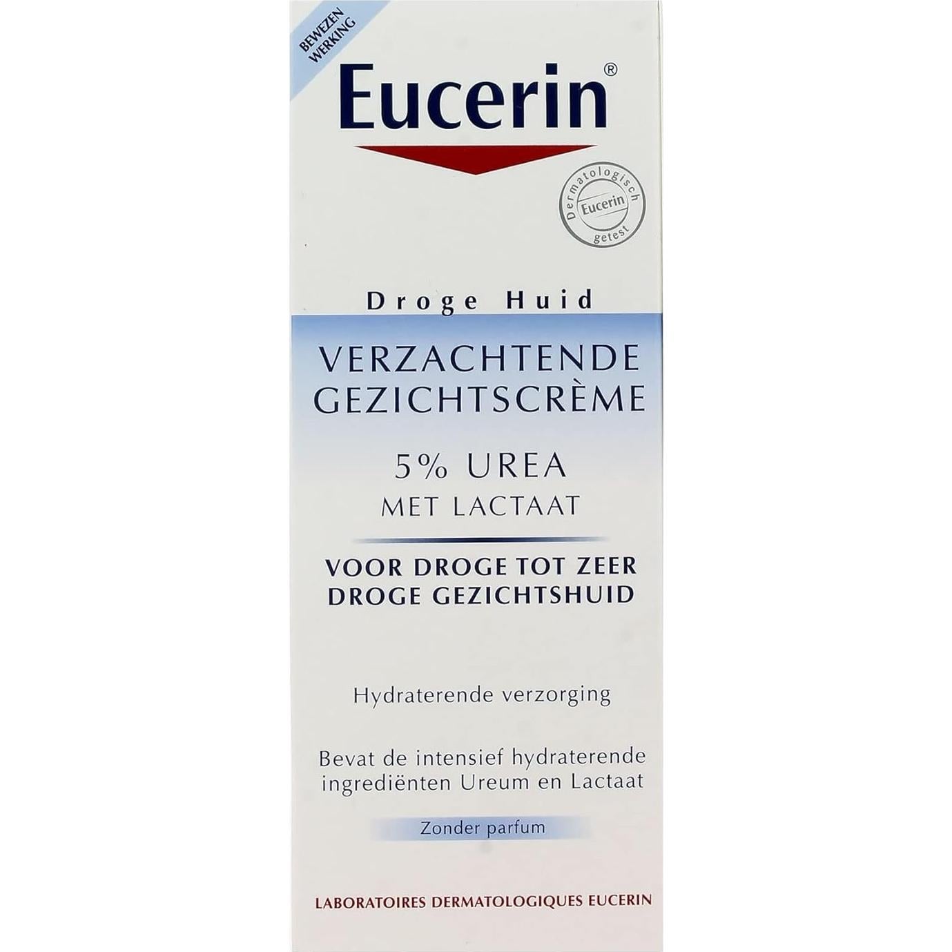 Crema Facial Eucerin Suavizante 5% Urea 50ml - Hidratante Piel Seca
