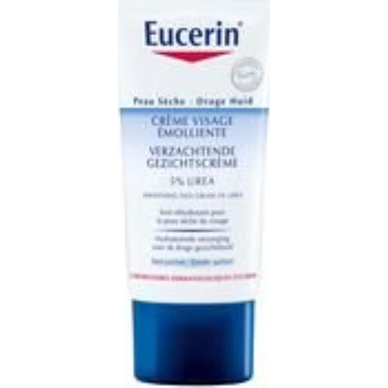 Crema Facial Eucerin Suavizante 5% Urea 50ml - Hidratante Piel Seca