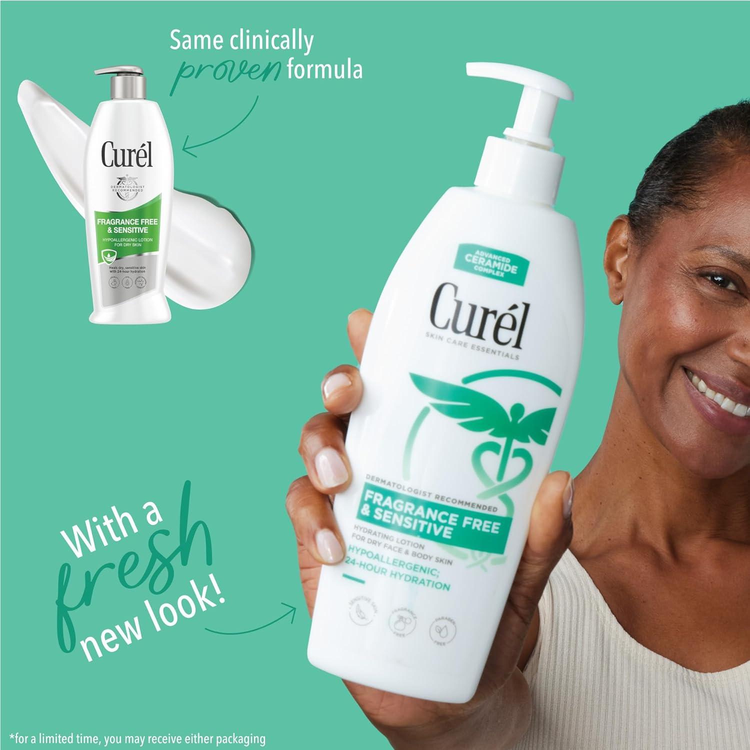 Loción Corporal Hidratante Curel 368.5 ml Piel Seca y Sensible