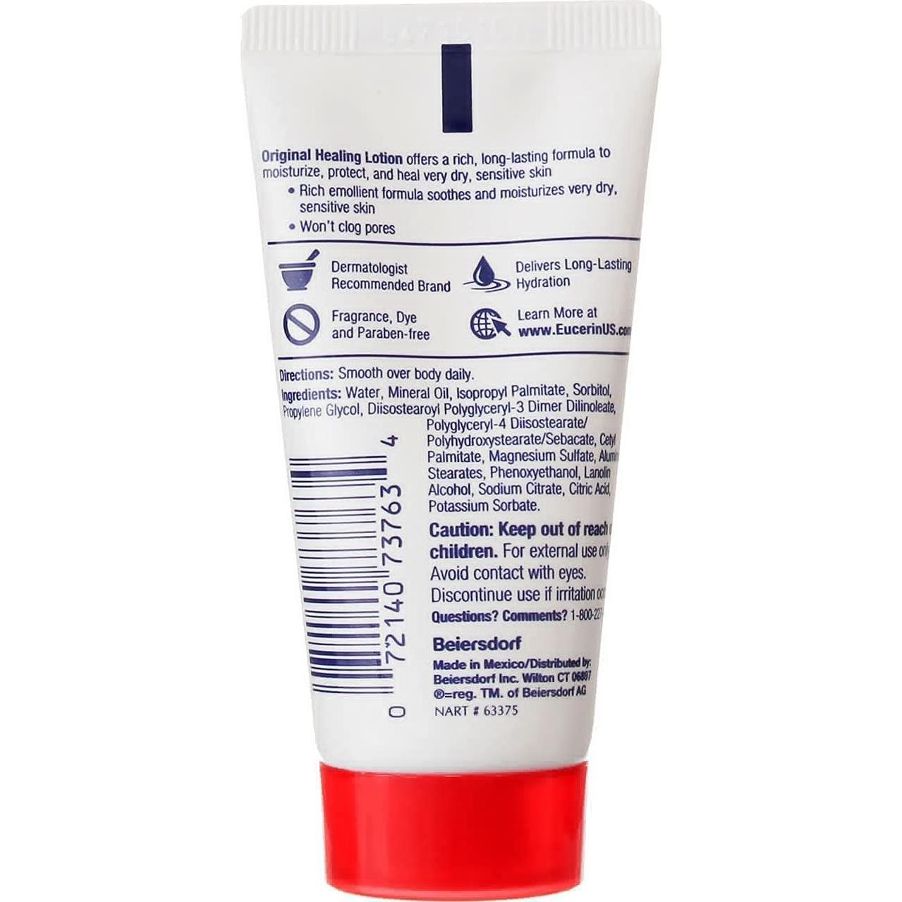 Loción Hidratante Original Eucerin 30 ml x 2